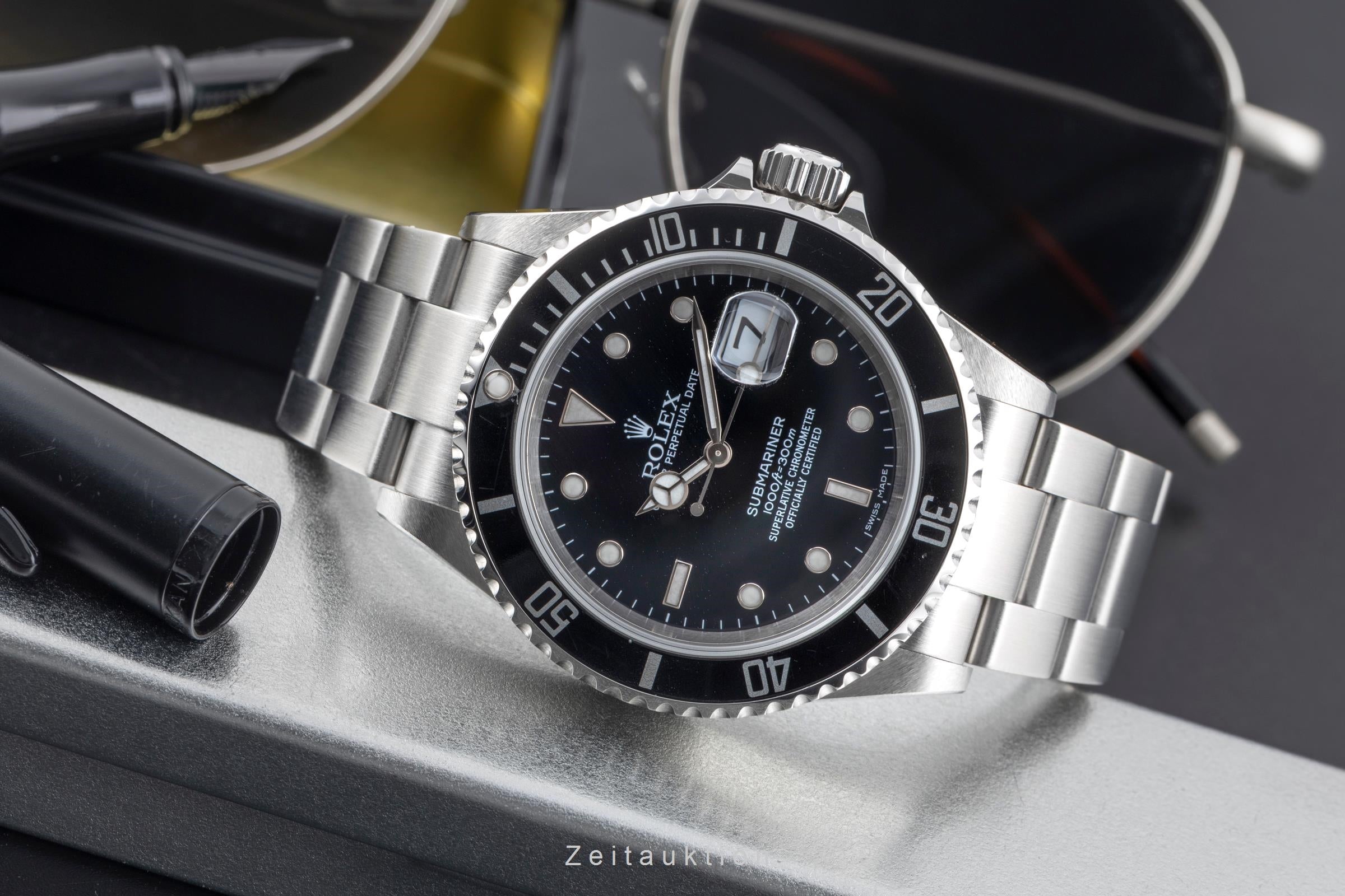 Rolex Submariner acero automático reloj para caballeros 16610T  [2604187]
