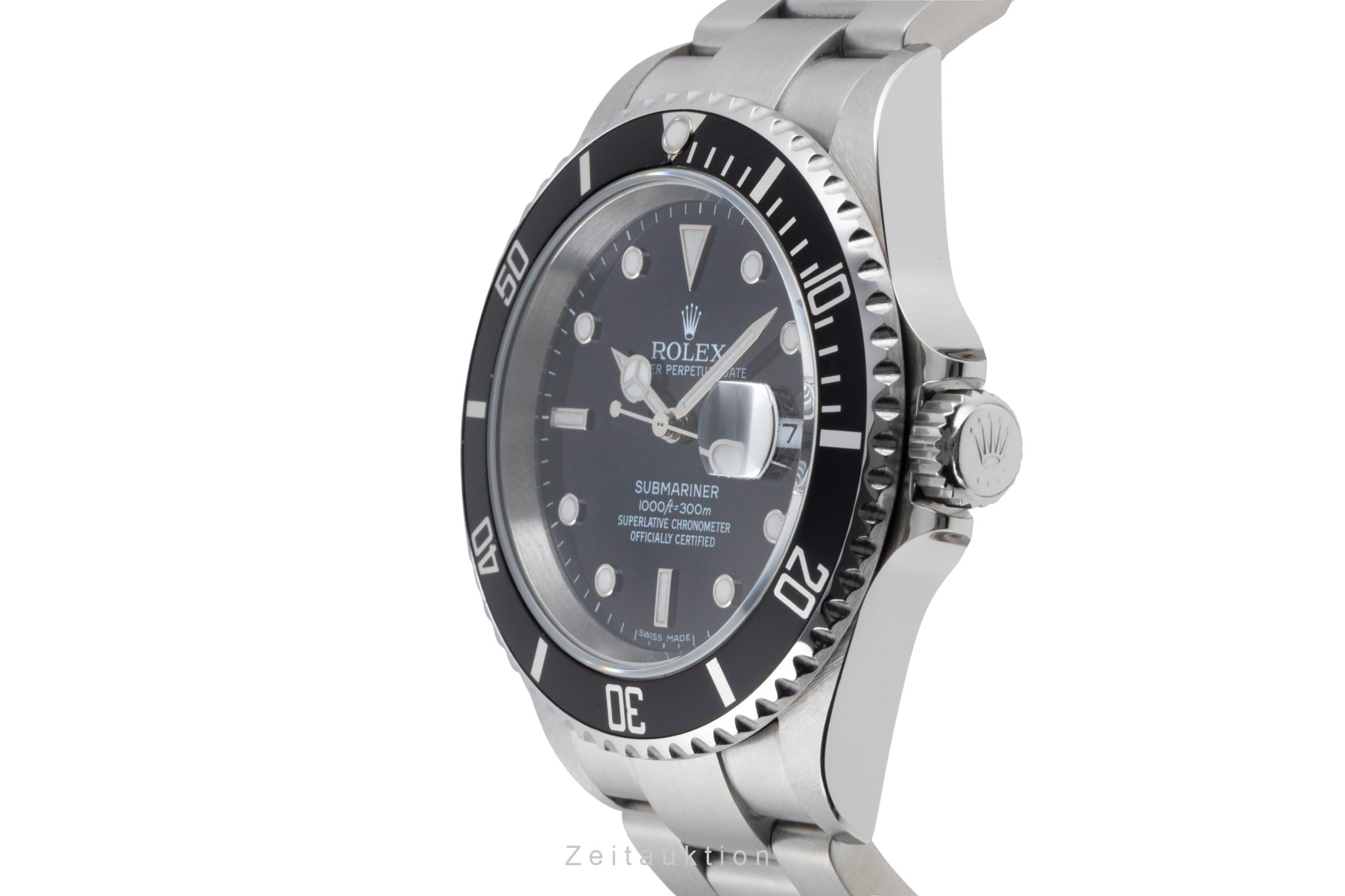 Rolex Submariner acero automático reloj para caballeros 16610T  [2604187]