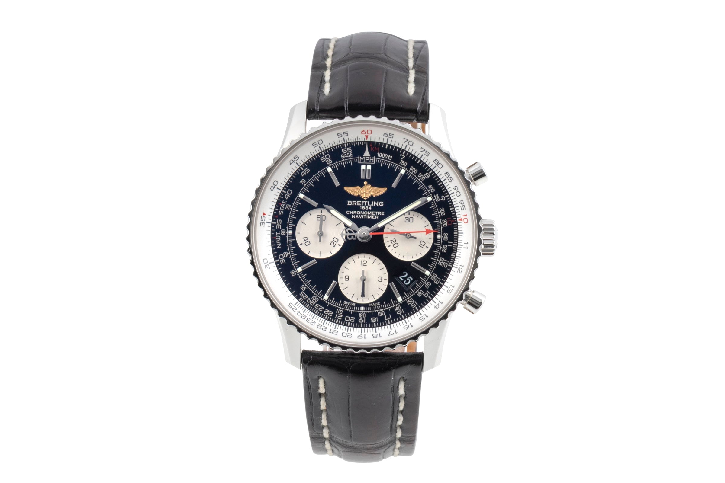 Breitling Navitimer 01 Chronograph Stahl Automatik Ref AB012012/BB01 B&P 2013 [2604189]