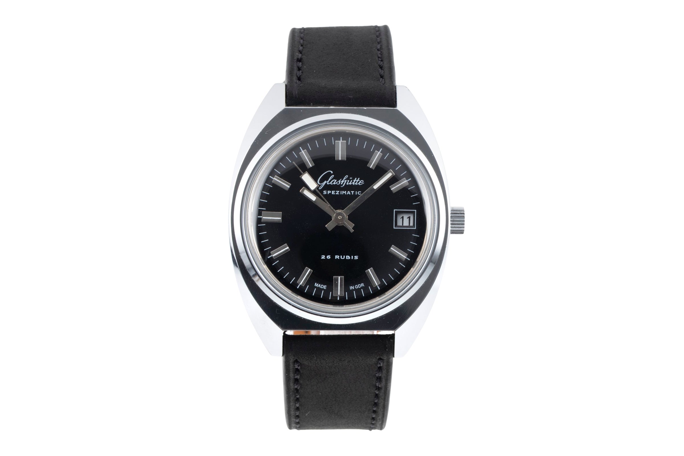 Glashütte Spezimatic laiton chromé automatique montre pour hommes Vintage  [2604197]