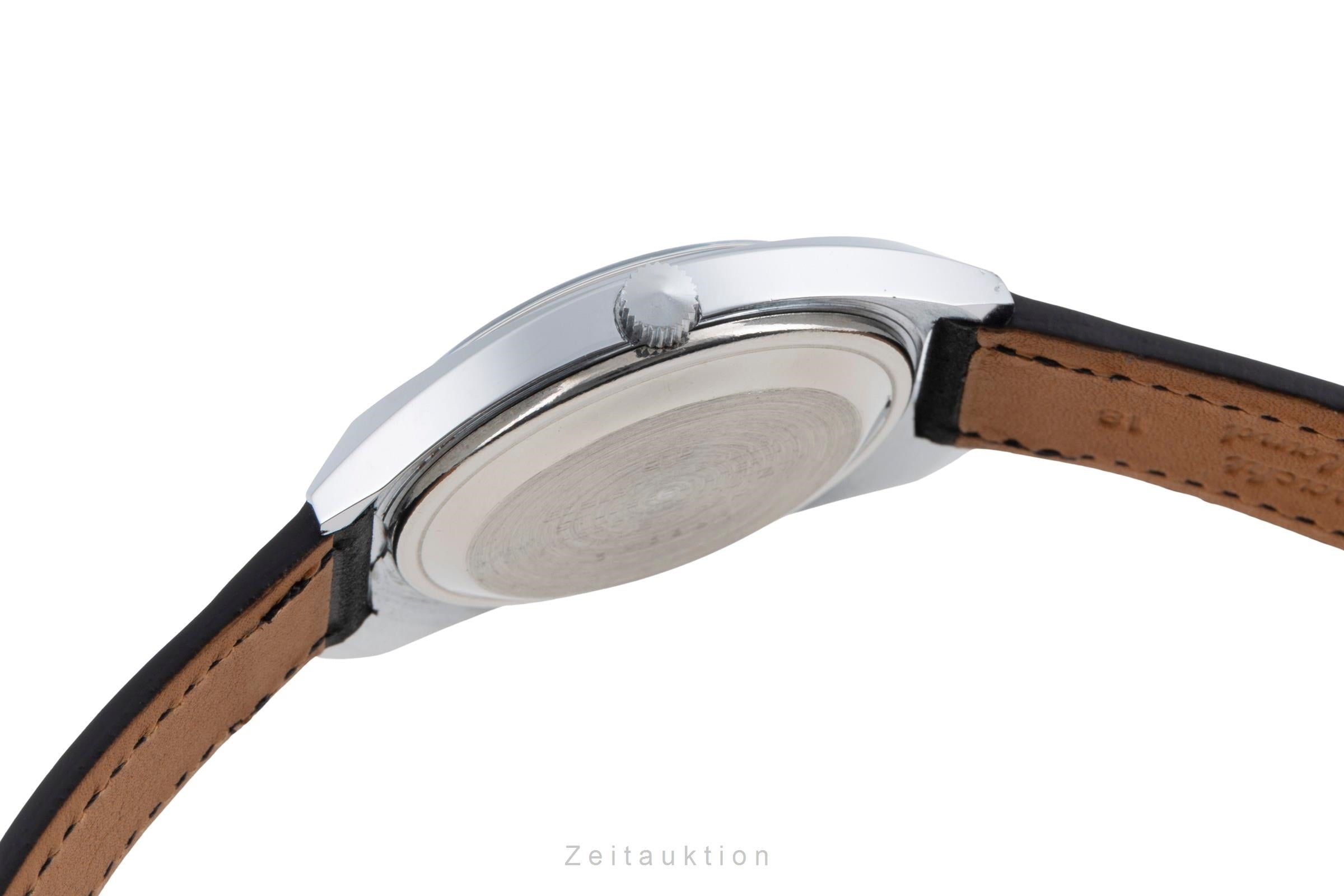 Glashütte Spezimatic latón cromado automático reloj para caballeros Vintage  [2604197]
