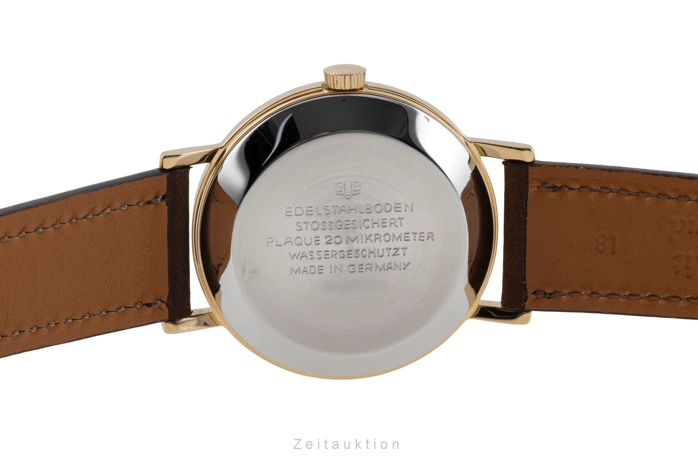 Glashütte Automat latón bañado en oro automático reloj para caballeros Vintage  [2604199]