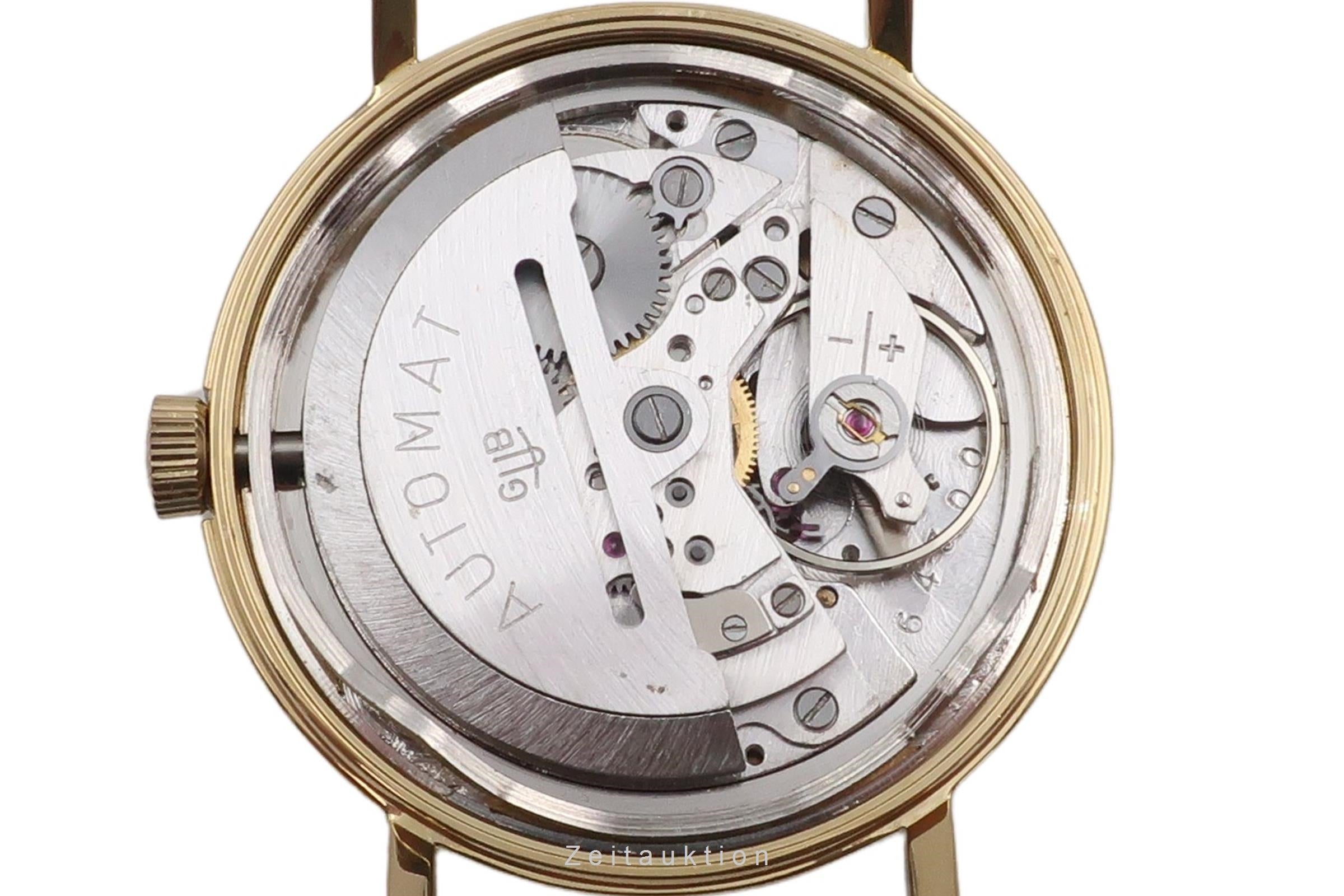 Glashütte Automat latón bañado en oro automático reloj para caballeros Vintage  [2604199]