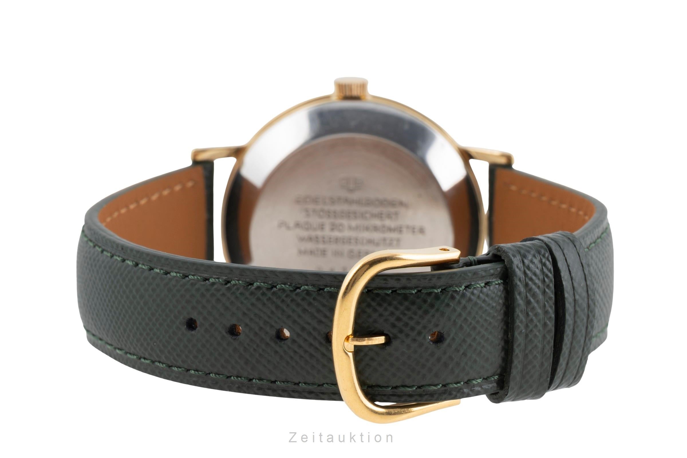 Glashütte Automat latón bañado en oro automático reloj para caballeros Vintage  [2604200]