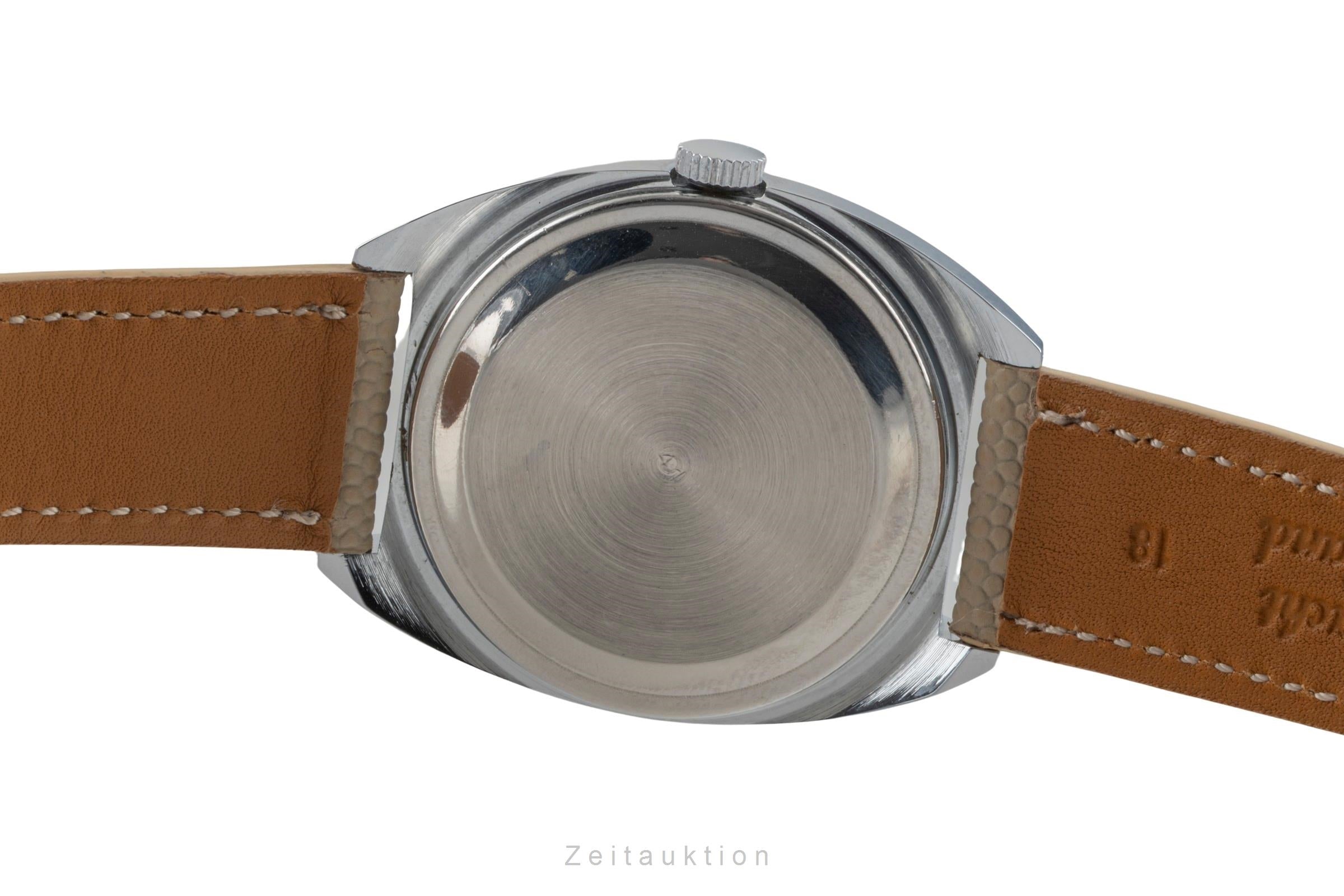 Glashütte Spezichron chromed brass automatic men's watch Vintage  [2604201]