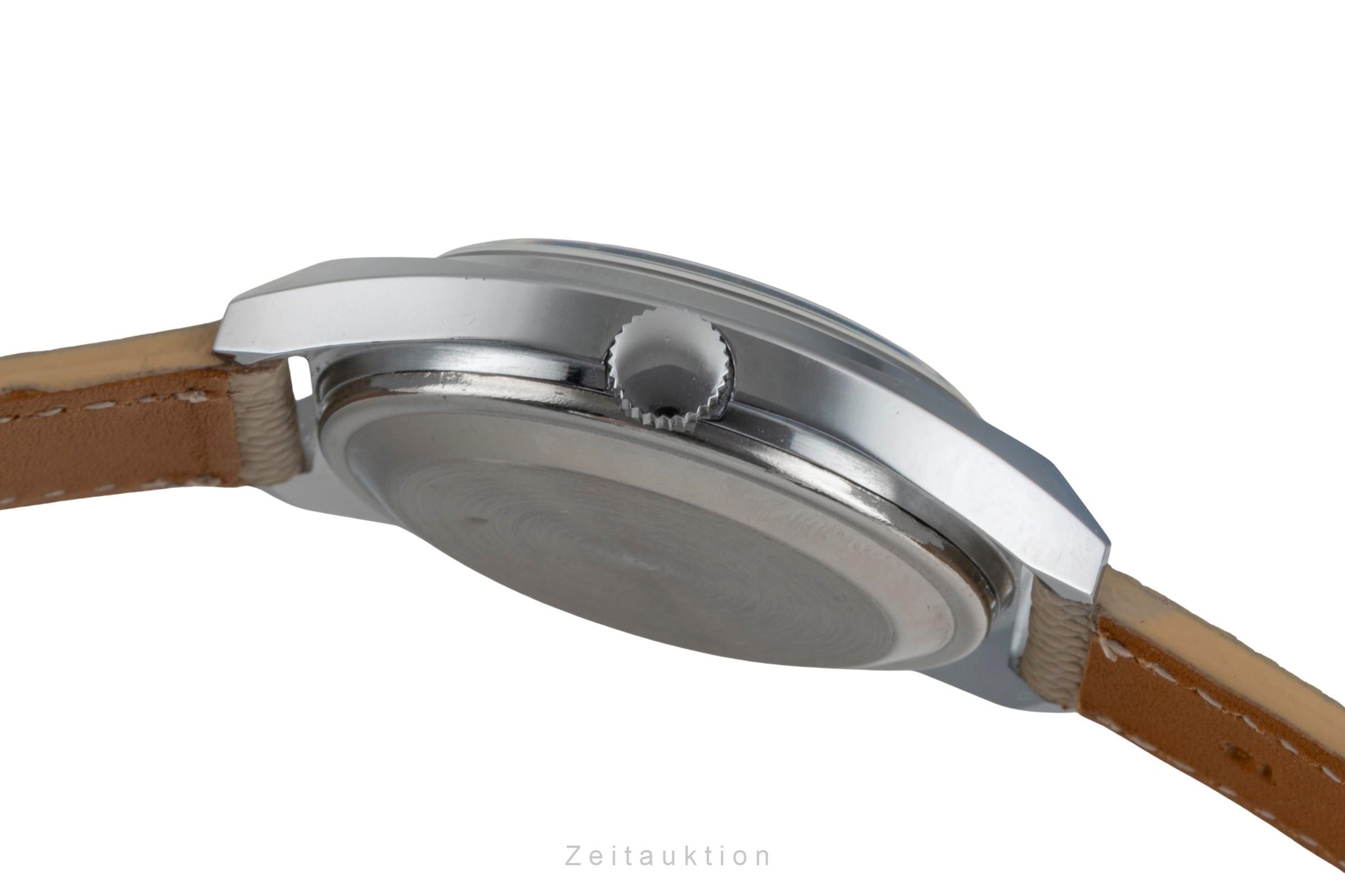 Glashütte Spezichron chromed brass automatic men's watch Vintage  [2604201]