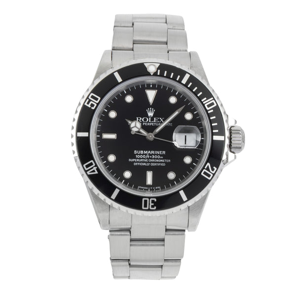 Rolex Submariner acero automático reloj para caballeros 16610  [2604202]