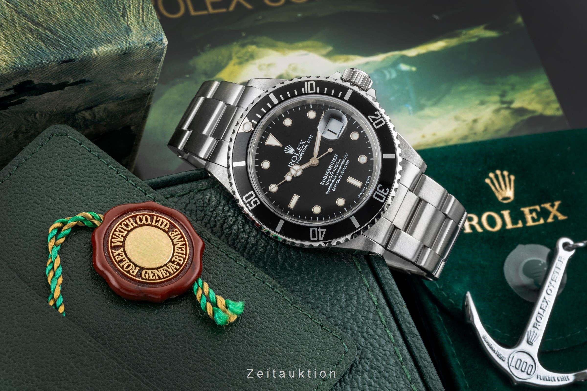Rolex Submariner acero automático reloj para caballeros 16610  [2604202]