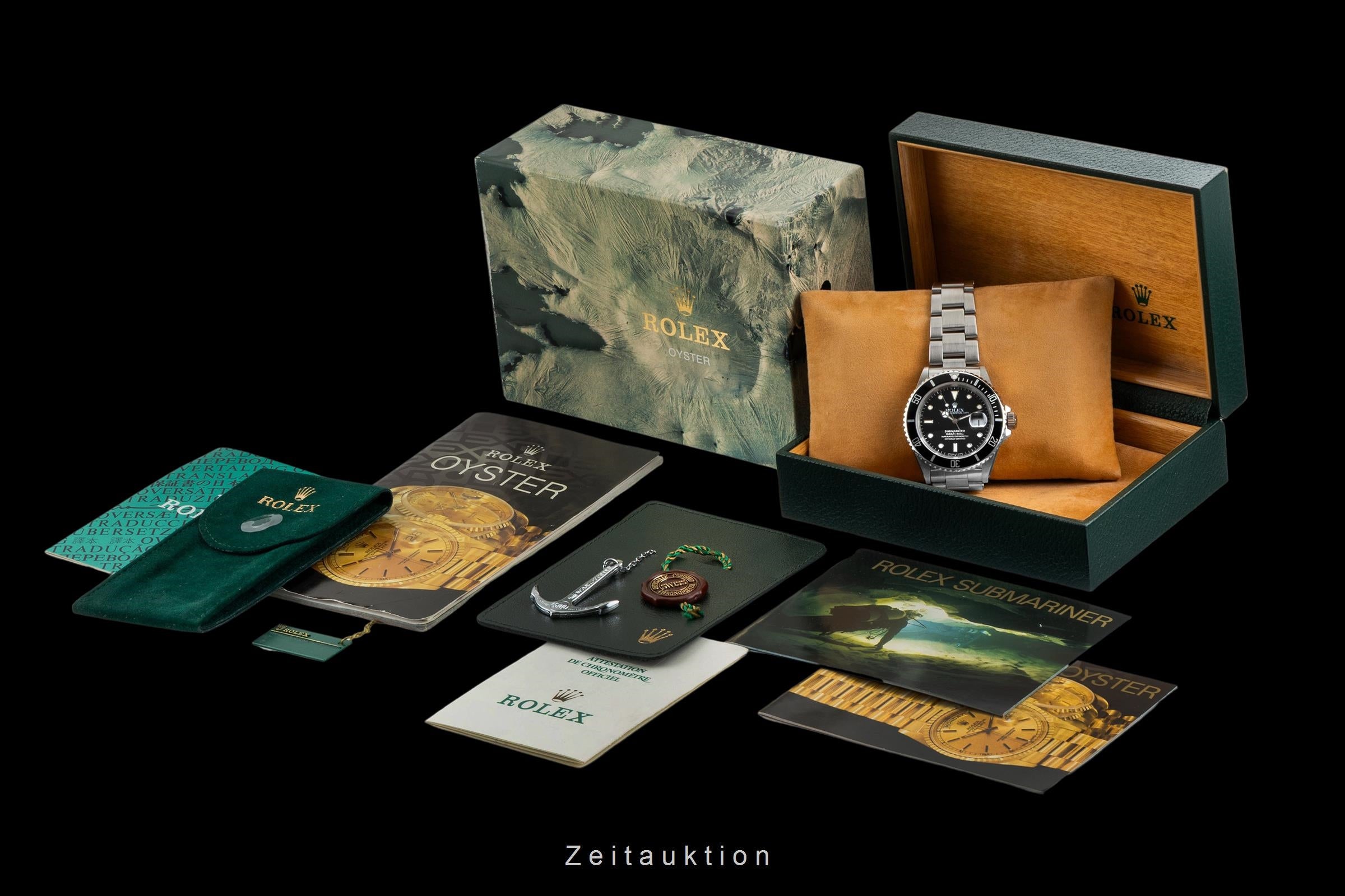 Rolex Submariner acero automático reloj para caballeros 16610  [2604202]
