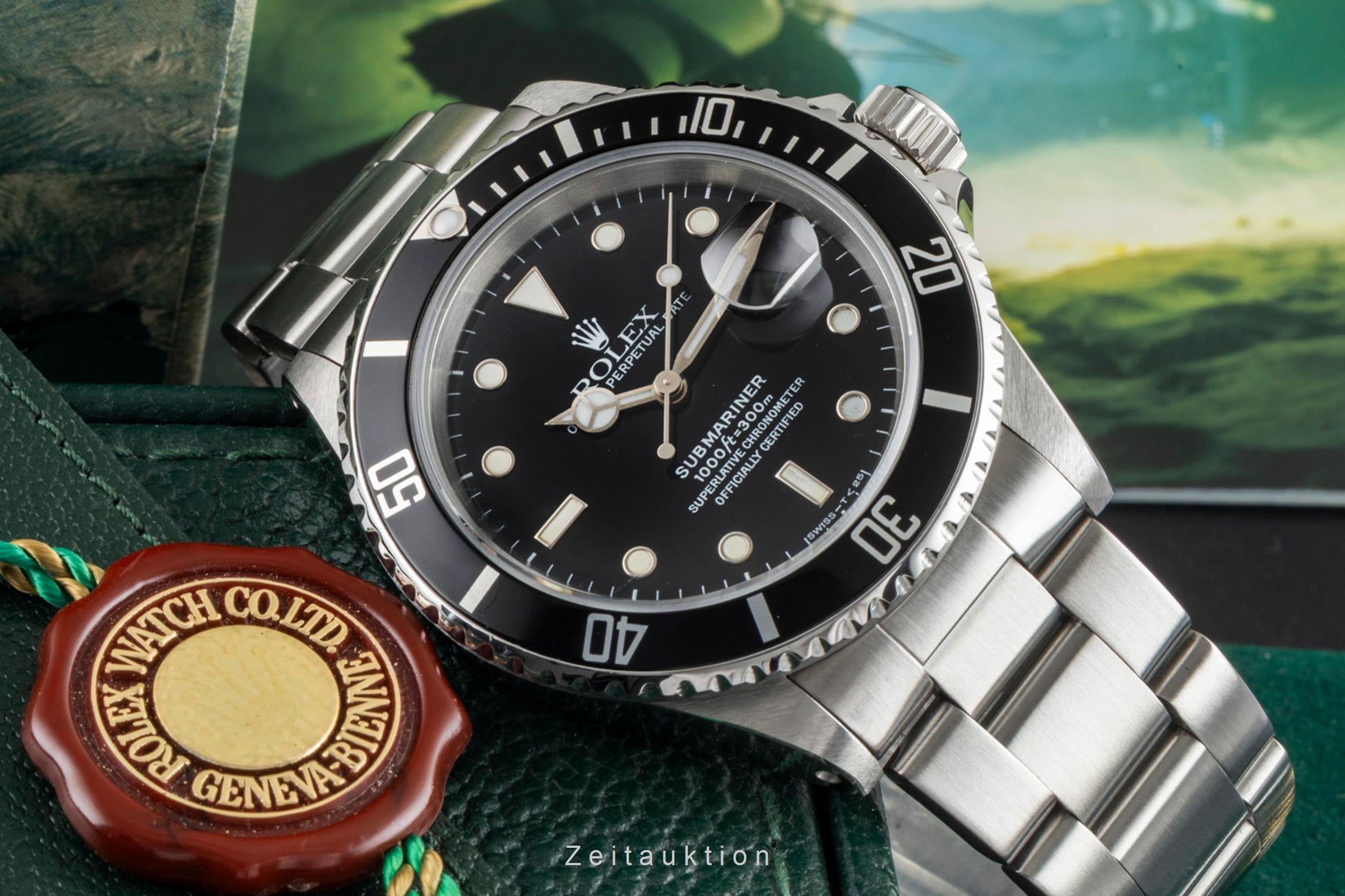 Rolex Submariner acero automático reloj para caballeros 16610  [2604202]