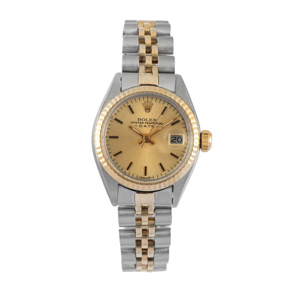 Rolex Lady Date Edelstahl / Gelbgold Automatik Damenuhr Ref. 6917 Klassiker [2604203]