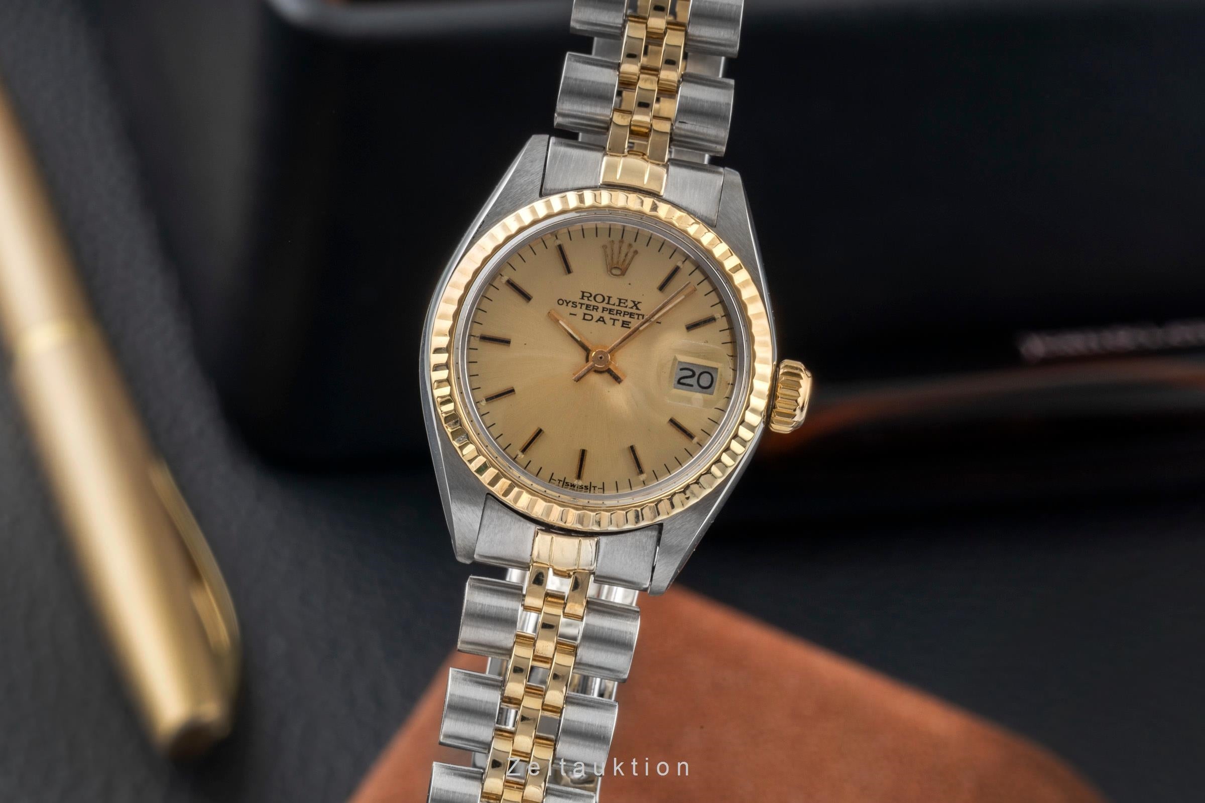 Rolex Lady Date Edelstahl / Gelbgold Automatik Damenuhr Ref. 6917 Klassiker [2604203]