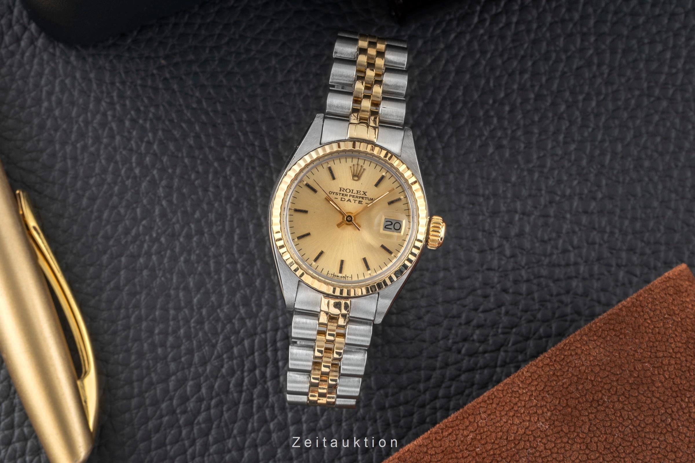 Rolex Lady Date Edelstahl / Gelbgold Automatik Damenuhr Ref. 6917 Klassiker [2604203]