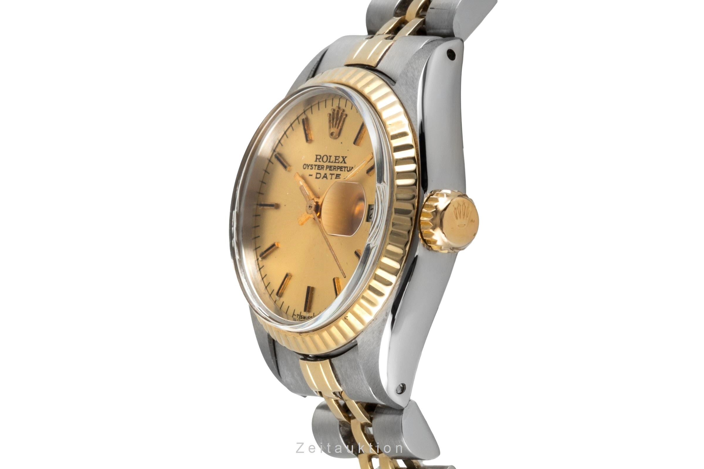 Rolex Lady Date Edelstahl / Gelbgold Automatik Damenuhr Ref. 6917 Klassiker [2604203]