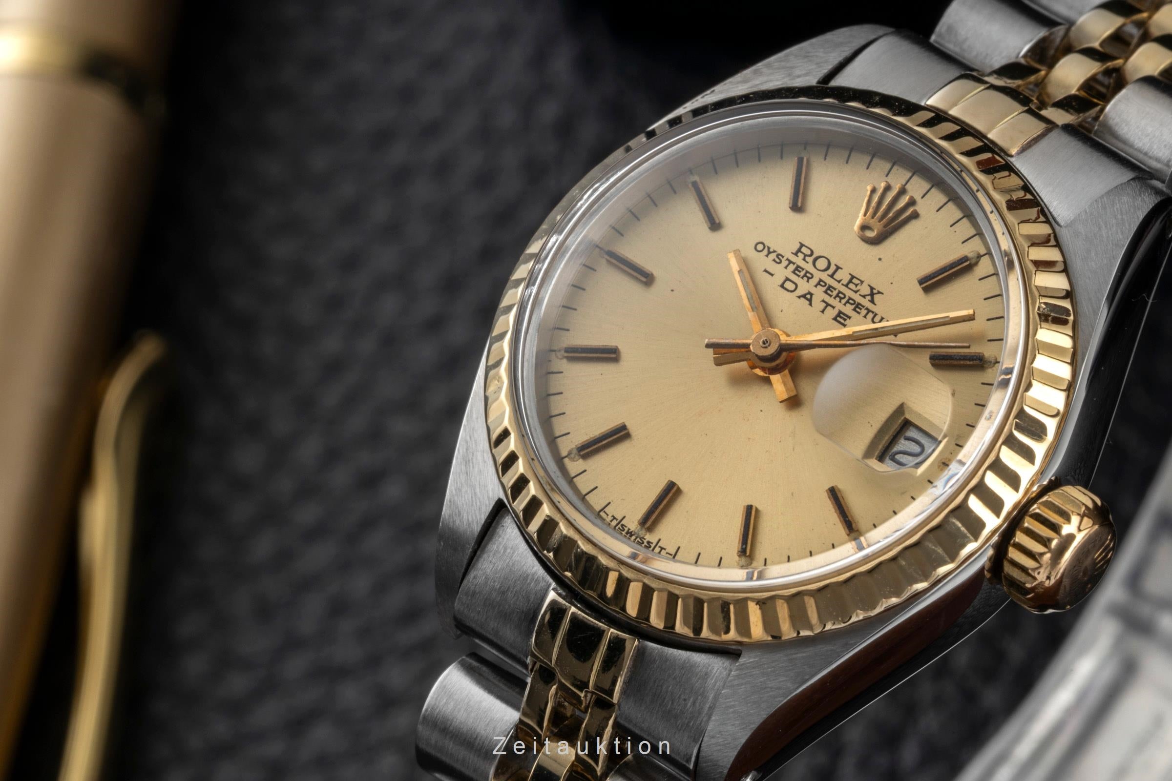 Rolex Lady Date Edelstahl / Gelbgold Automatik Damenuhr Ref. 6917 Klassiker [2604203]