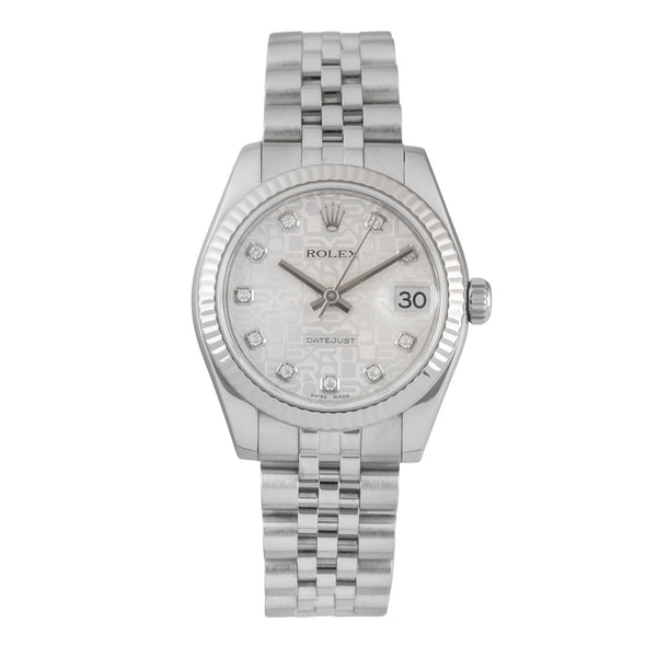 Rolex Datejust acero / oro blanco automático reloj para damas  178274  [2604205]