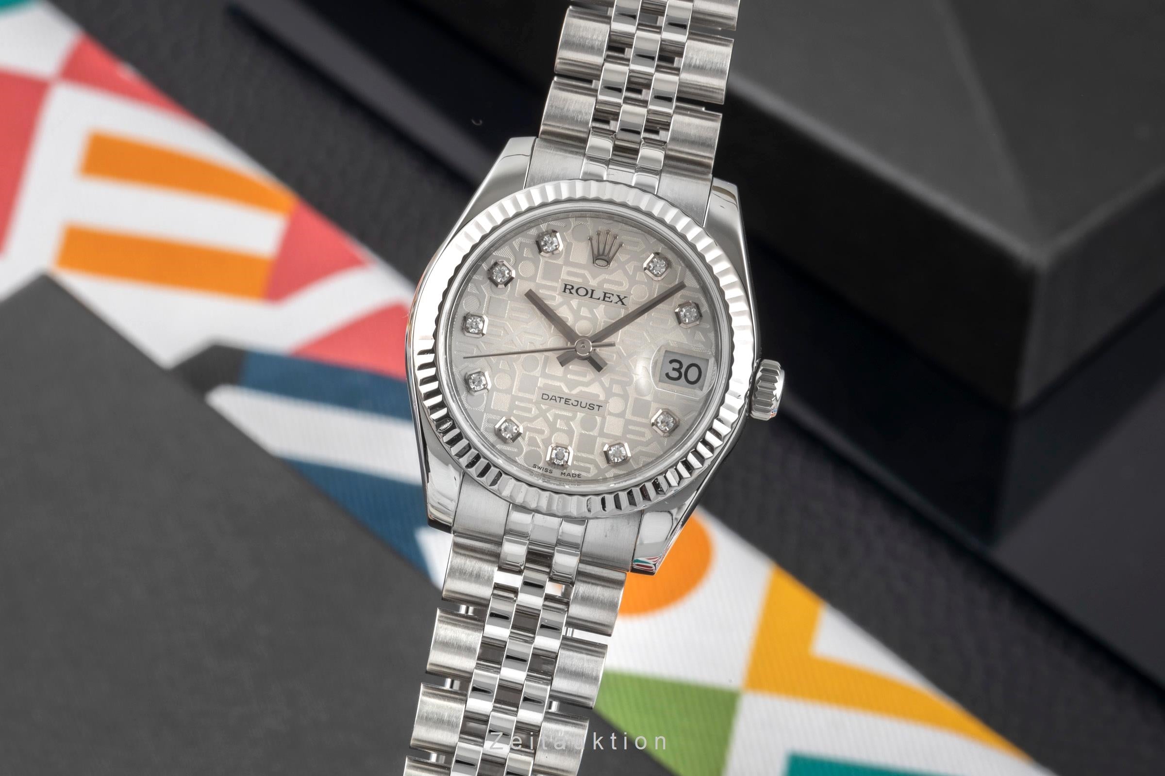 Rolex Datejust acero / oro blanco automático reloj para damas  178274  [2604205]