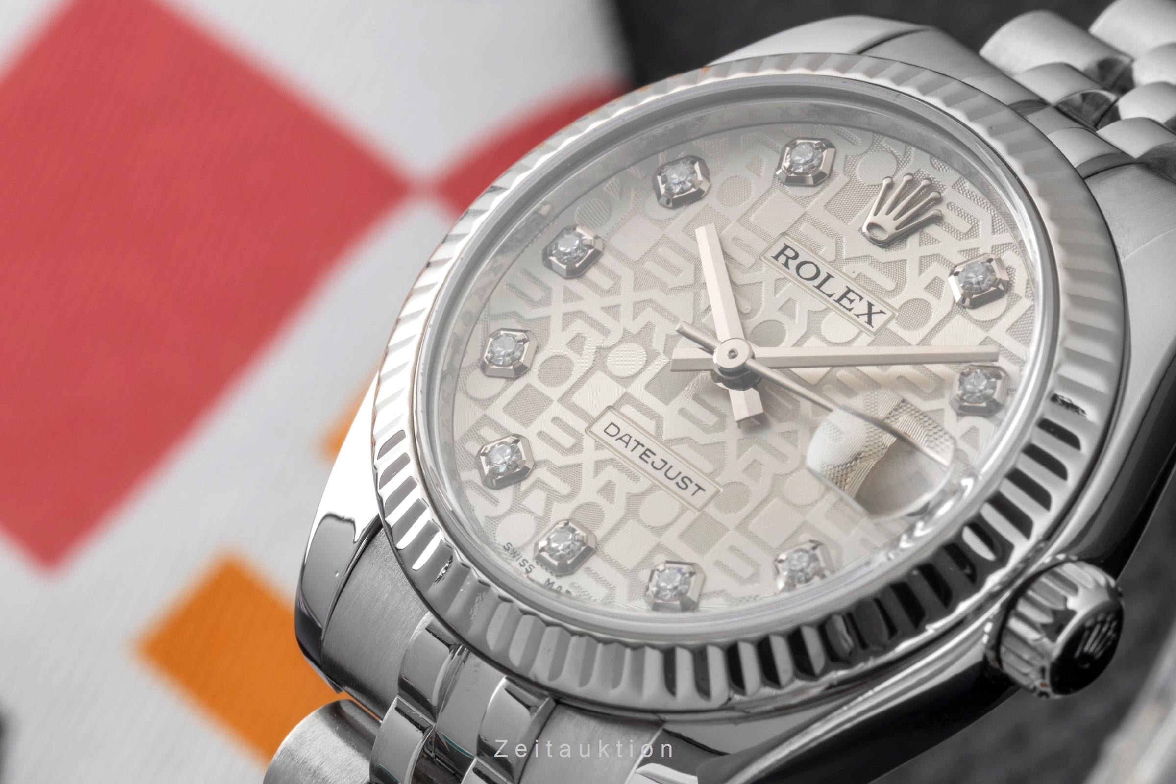 Rolex Datejust acero / oro blanco automático reloj para damas  178274  [2604205]