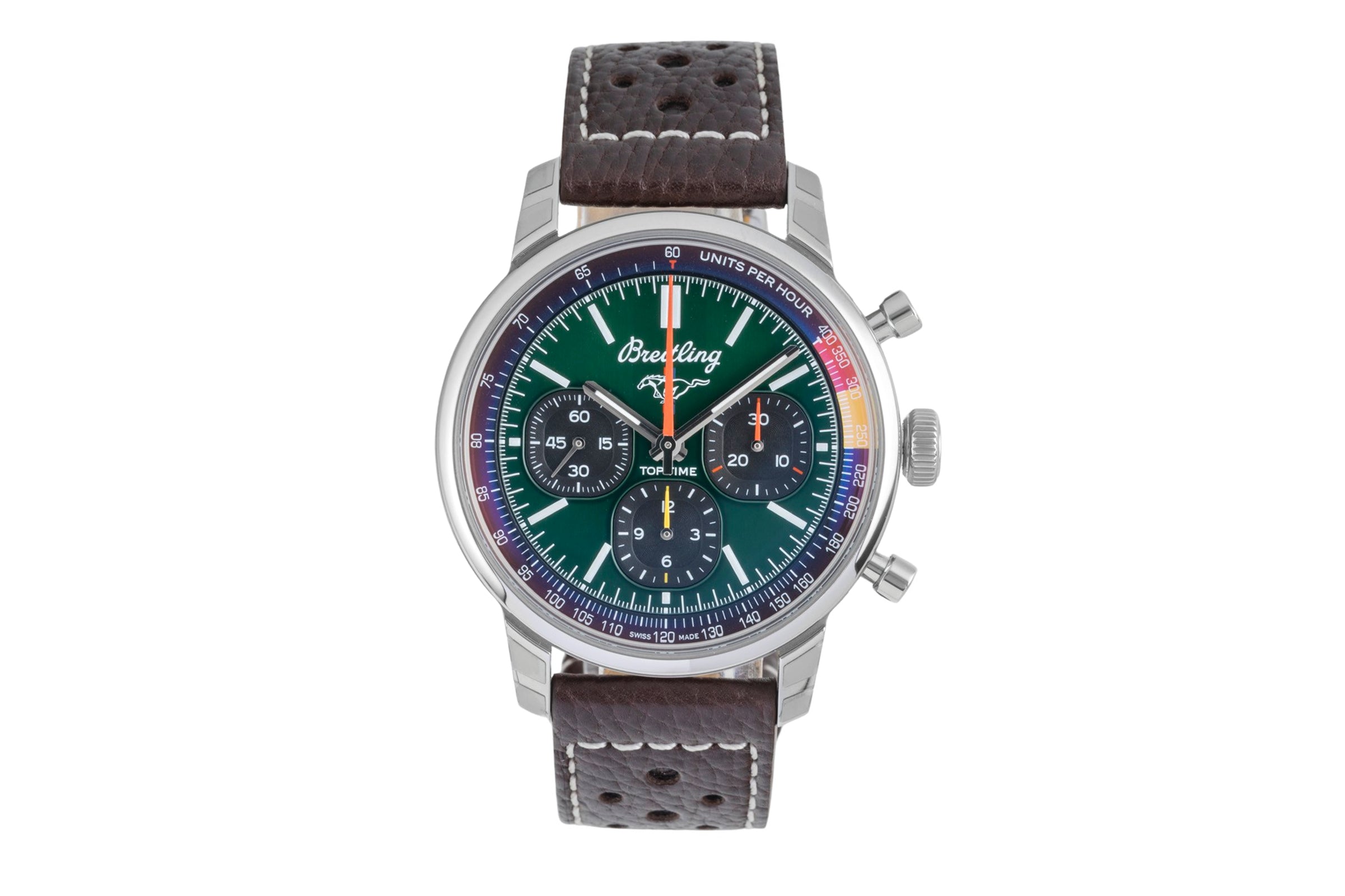 Breitling Top Time chronograph steel automatic men's watch AB01762A1L1X1 LP: 7250EUR  [2604209]