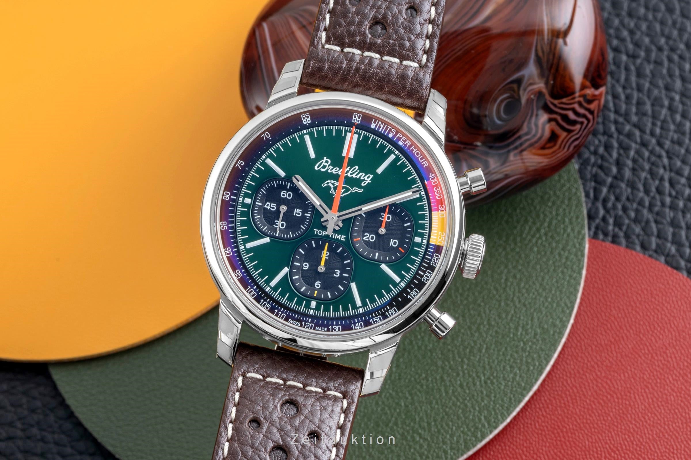 Breitling Top Time chronograph steel automatic men's watch AB01762A1L1X1 LP: 7250EUR  [2604209]