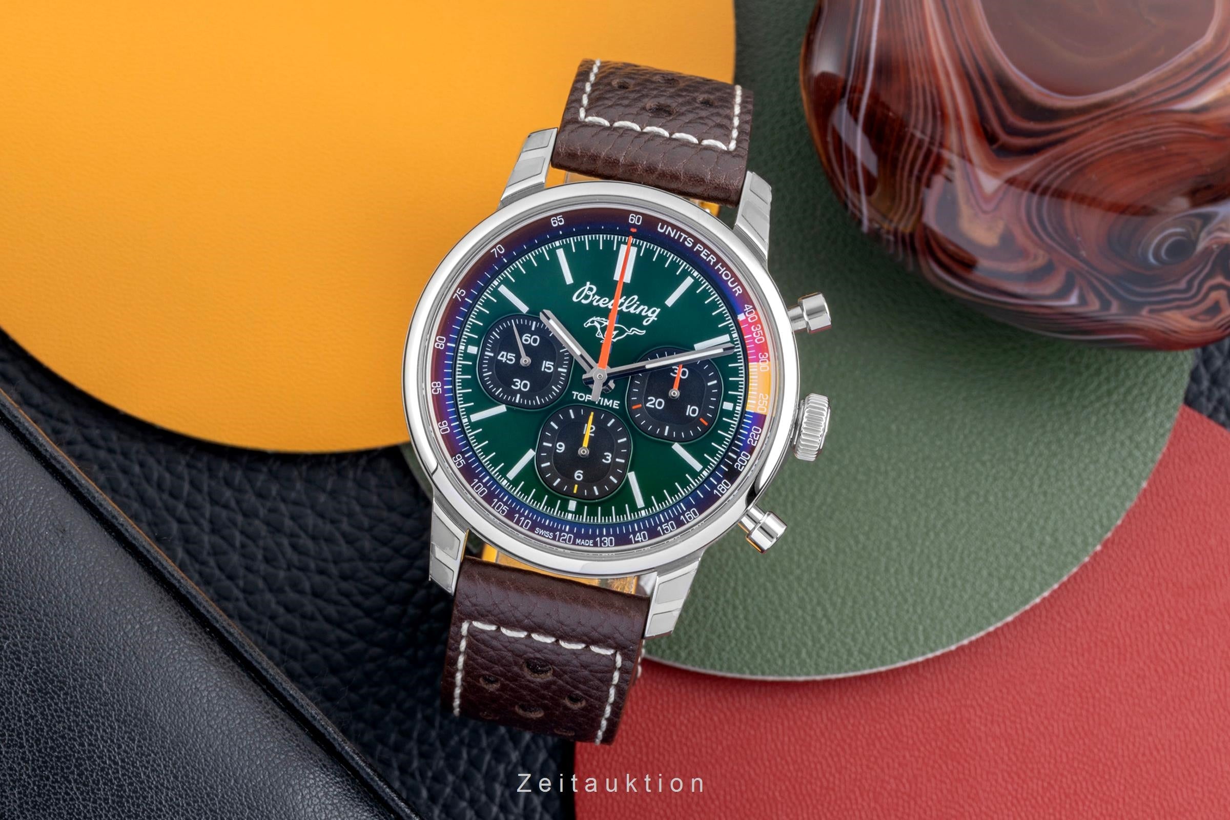 Breitling Top Time chronograph steel automatic men's watch AB01762A1L1X1 LP: 7250EUR  [2604209]