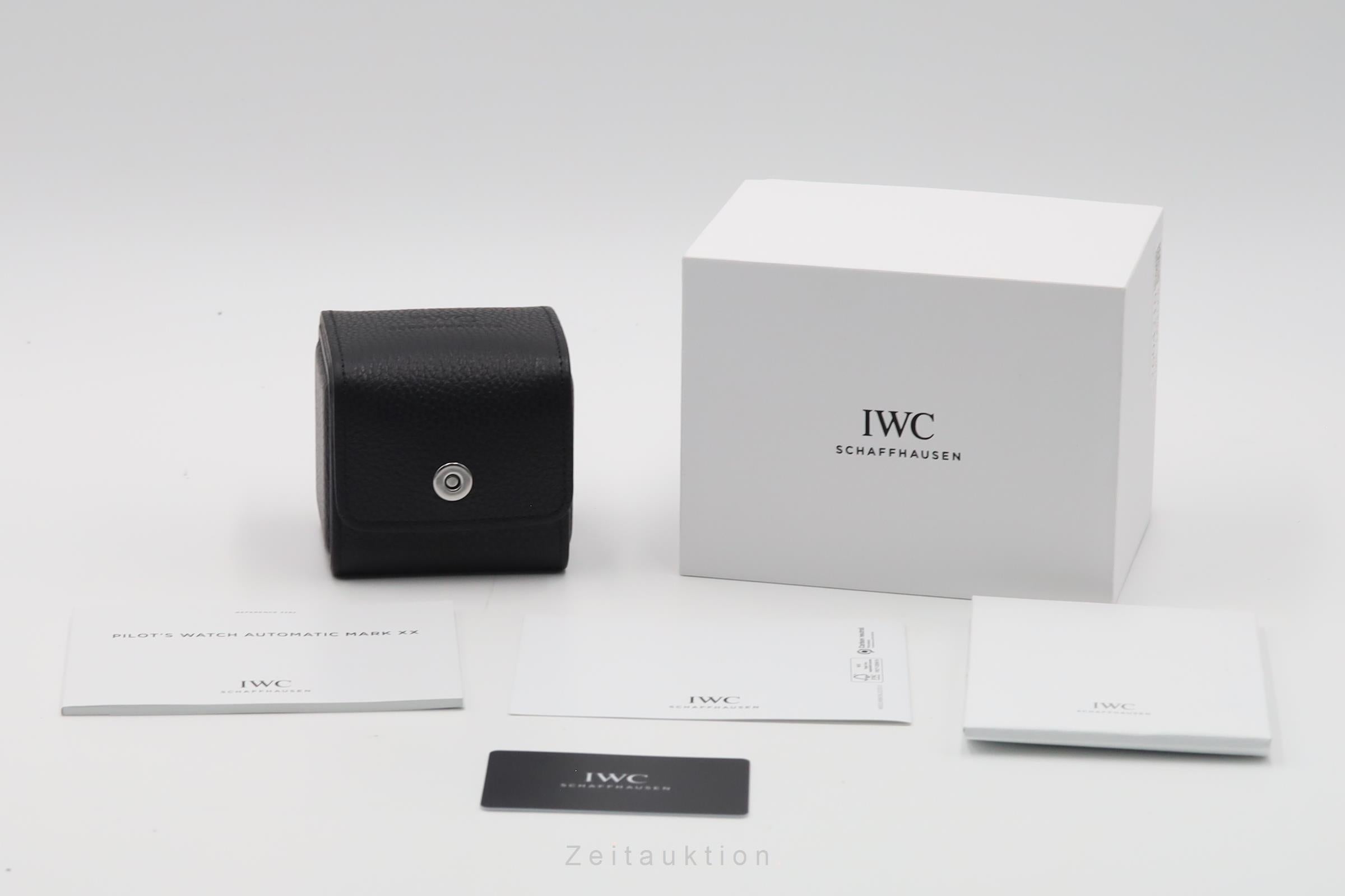 IWC Pilot Mark XX Black Dial Stahl Automatik Herrenuhr Ref. IW328201 B&P 2023 [2604210]