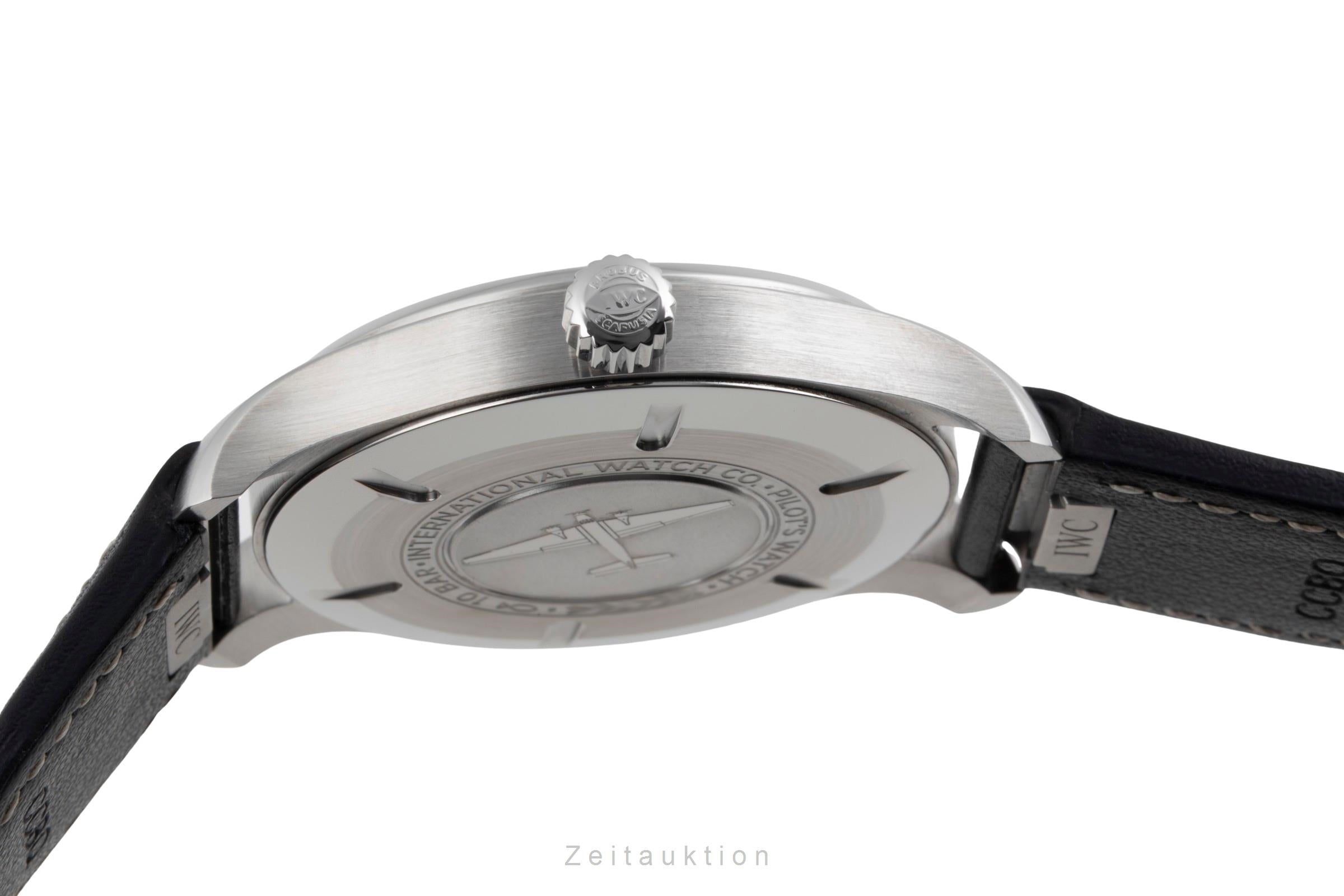 IWC Pilot Mark XX Black Dial Stahl Automatik Herrenuhr Ref. IW328201 B&P 2023 [2604210]