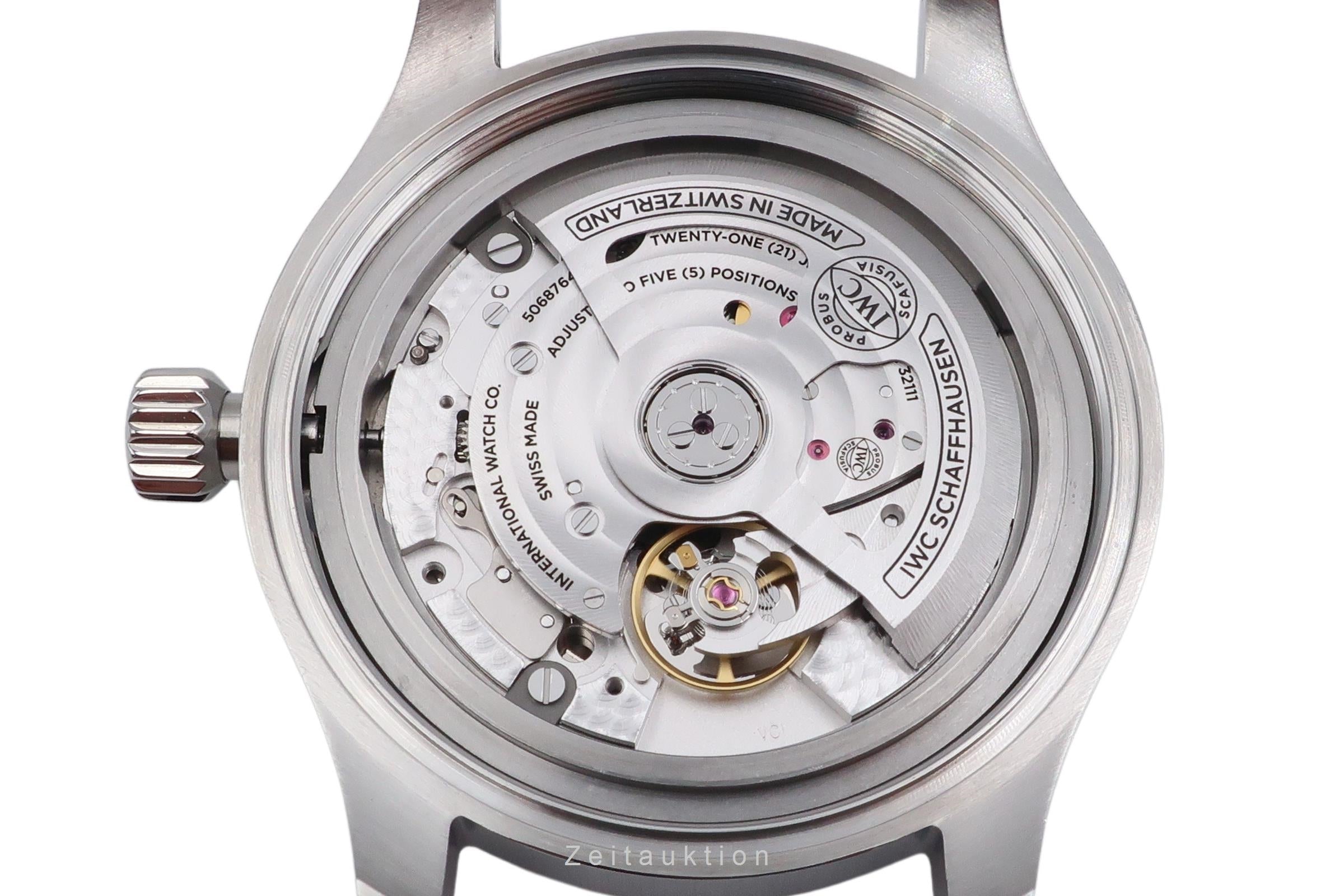 IWC Pilot Mark XX Black Dial Stahl Automatik Herrenuhr Ref. IW328201 B&P 2023 [2604210]