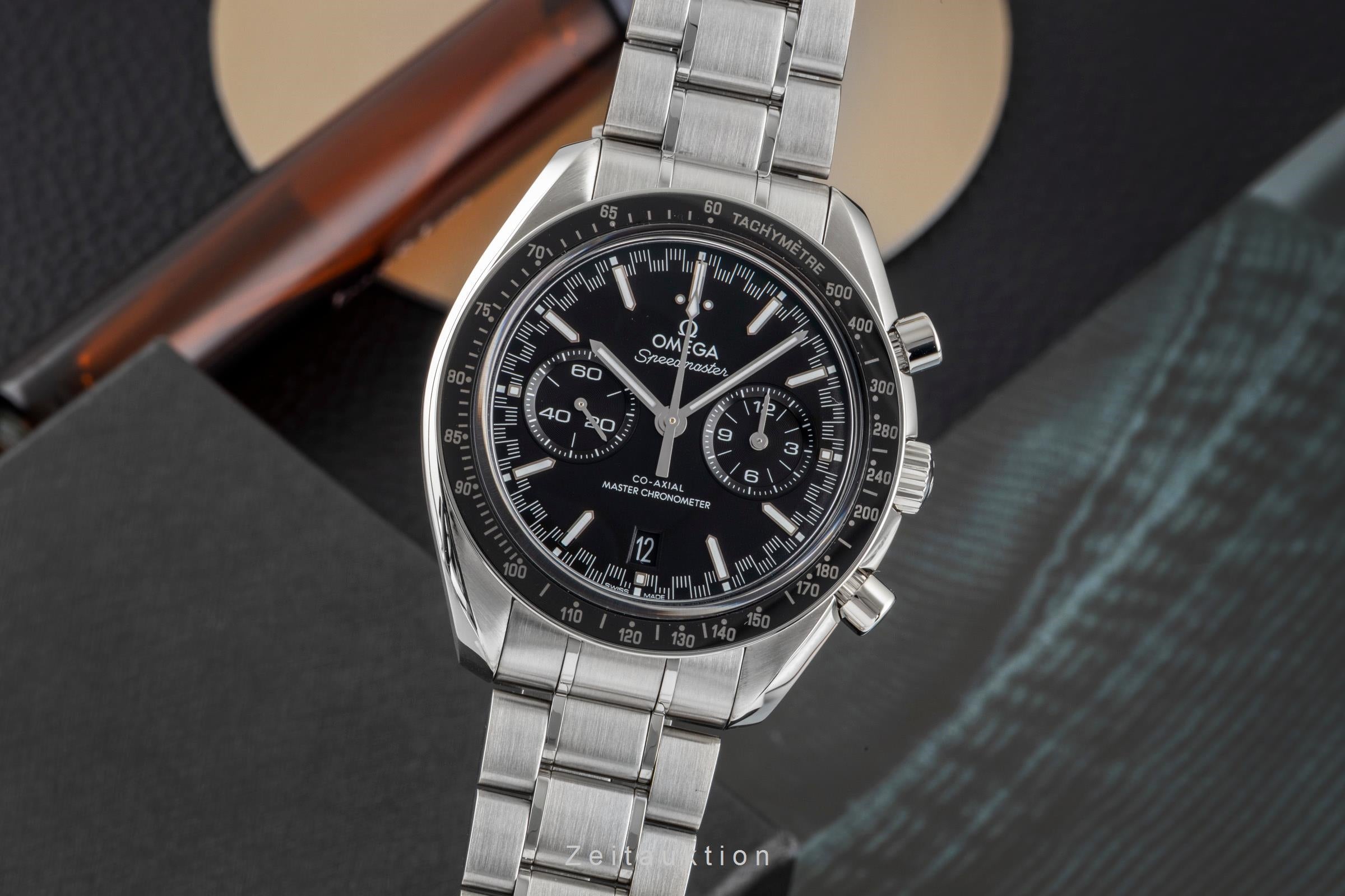 Omega Speedmaster Racing chronograph steel automatic men's watch 329.30.44.51.01.001 LP: 10400EUR  [2604212]
