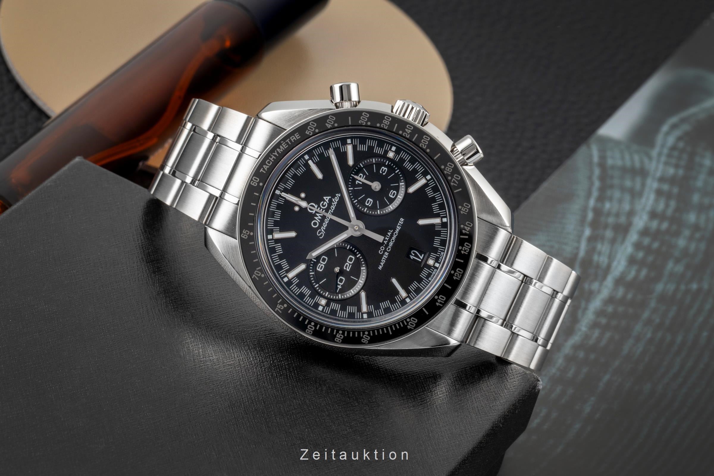 Omega Speedmaster Racing chronograph steel automatic men's watch 329.30.44.51.01.001 LP: 10400EUR  [2604212]