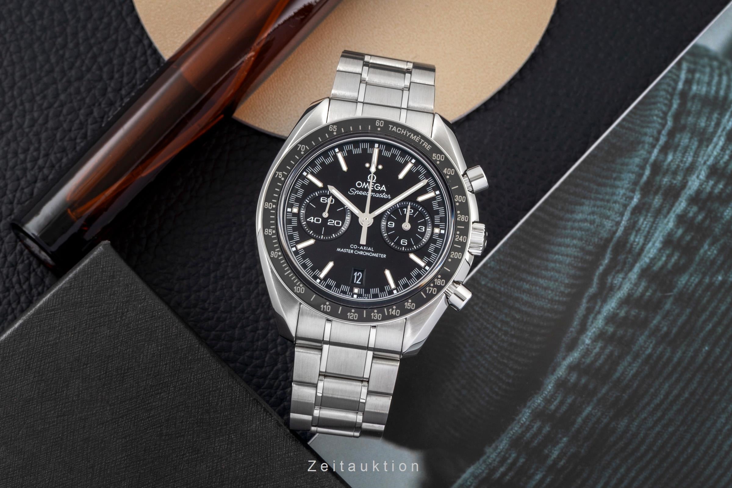 Omega Speedmaster Racing chronograph steel automatic men's watch 329.30.44.51.01.001 LP: 10400EUR  [2604212]