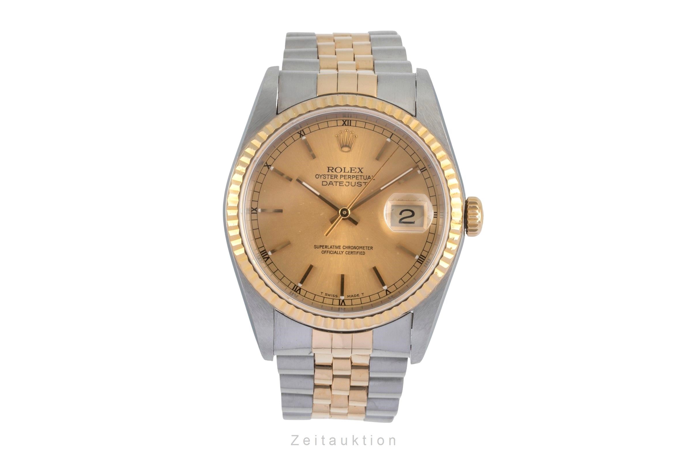 Rolex Datejust steel / gold automatic men's watch 16233 LP: 15350EUR  [2604214]