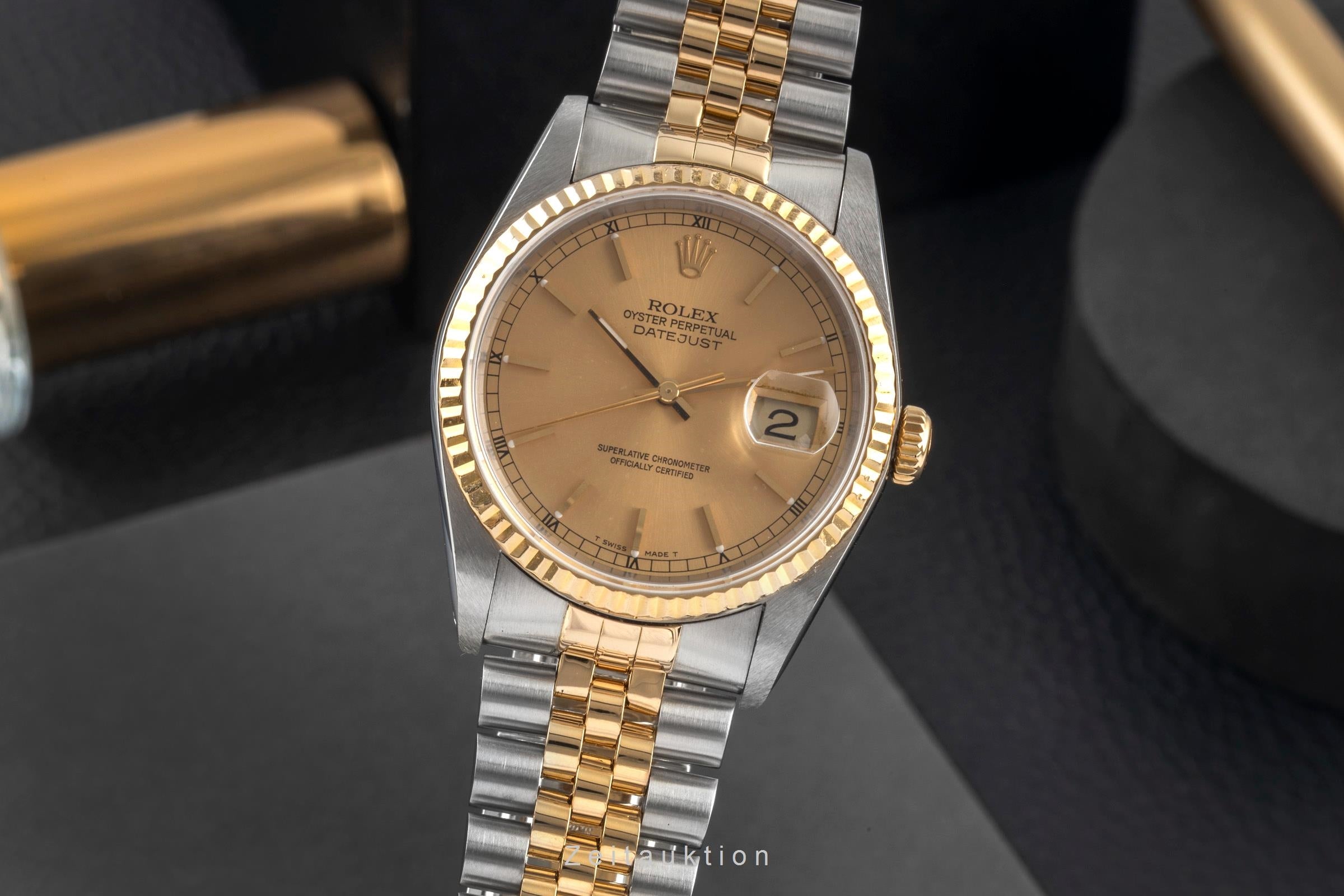 Rolex Datejust steel / gold automatic men's watch 16233 LP: 15350EUR  [2604214]