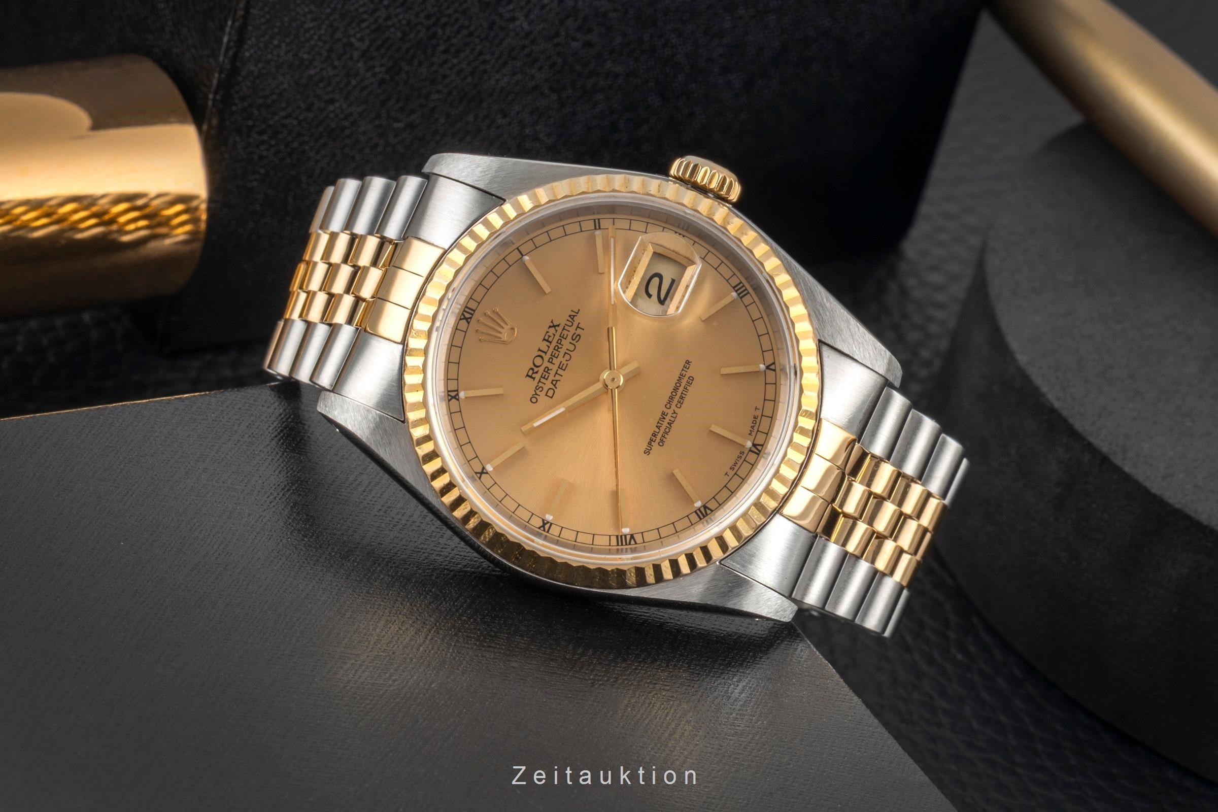 Rolex Datejust steel / gold automatic men's watch 16233 LP: 15350EUR  [2604214]
