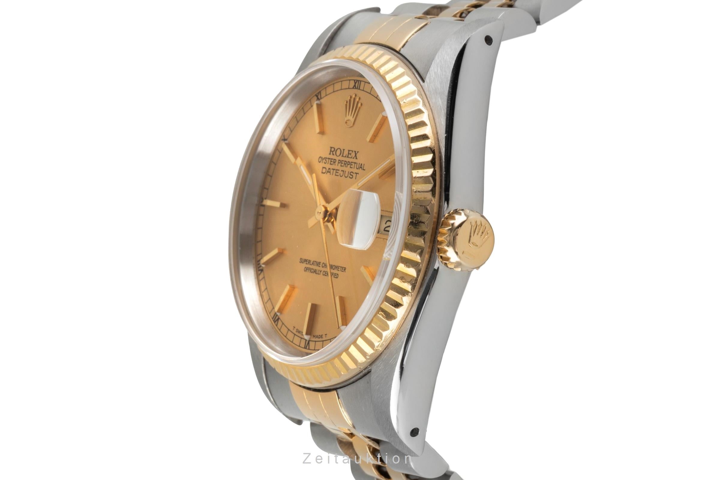 Rolex Datejust steel / gold automatic men's watch 16233 LP: 15350EUR  [2604214]