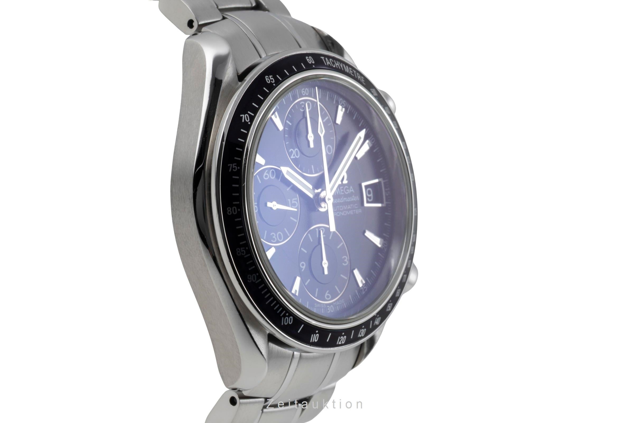 Omega Speedmaster Date Chronograph Stahl Automatik Ref. 3210.50.00 Papiere 2013 [2604216]