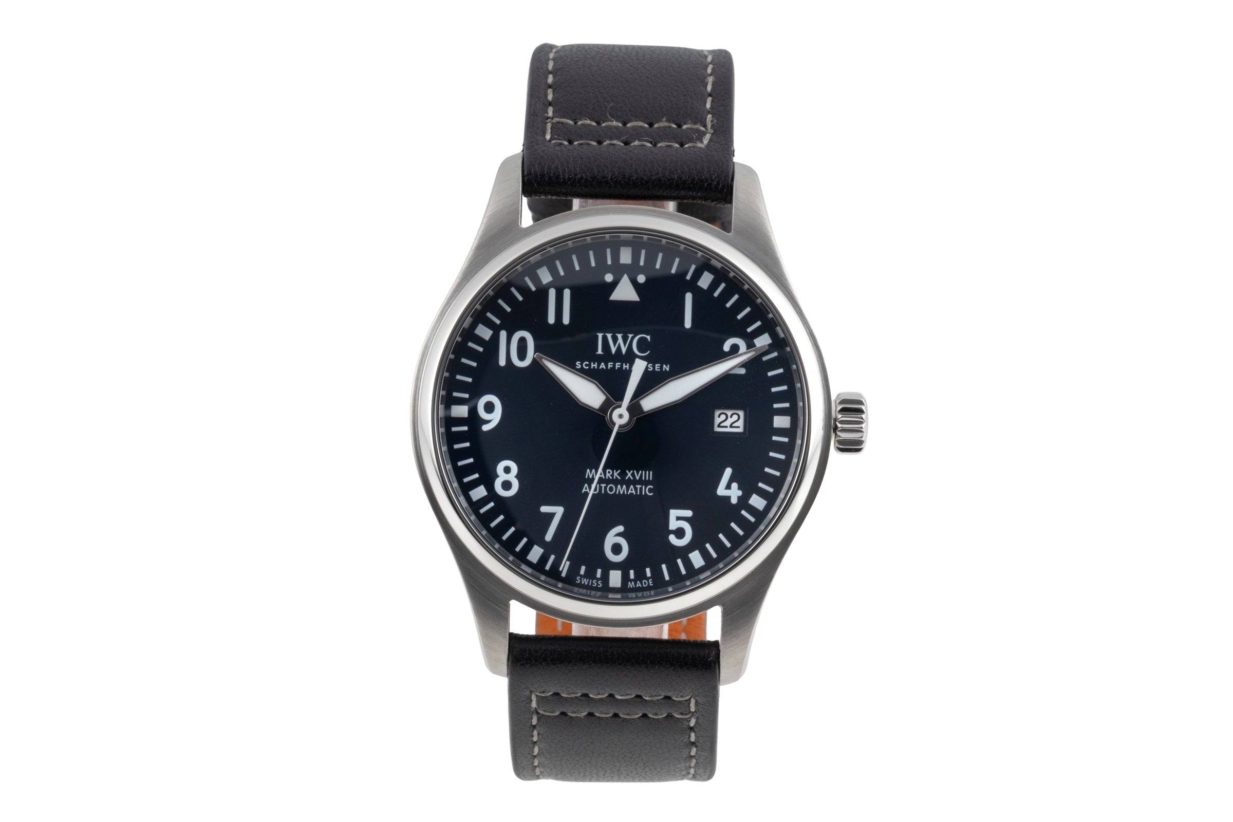 IWC Mark XVIII Lw Petit Prince Stahl Automatik Herrenuhr Ref. IW327004 B&P 2016 [2604217]