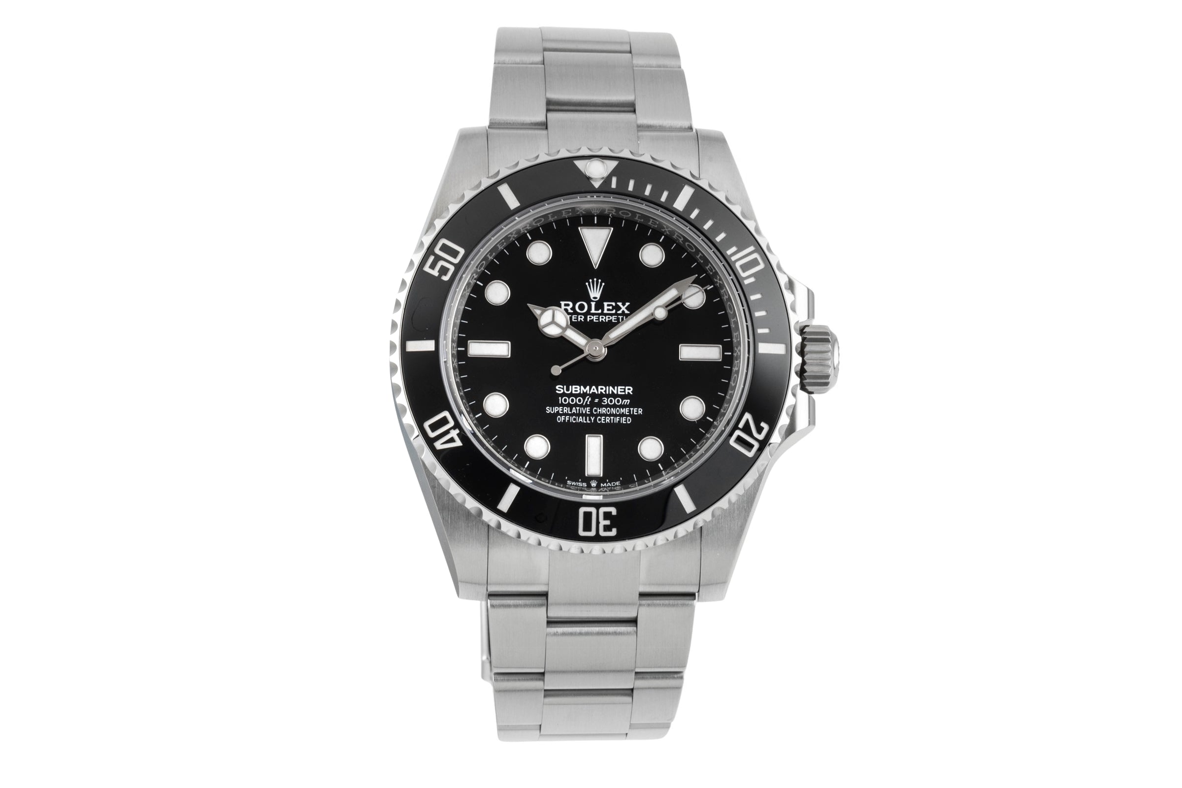 Rolex Submariner acero automático reloj para caballeros 124060  [2604219]