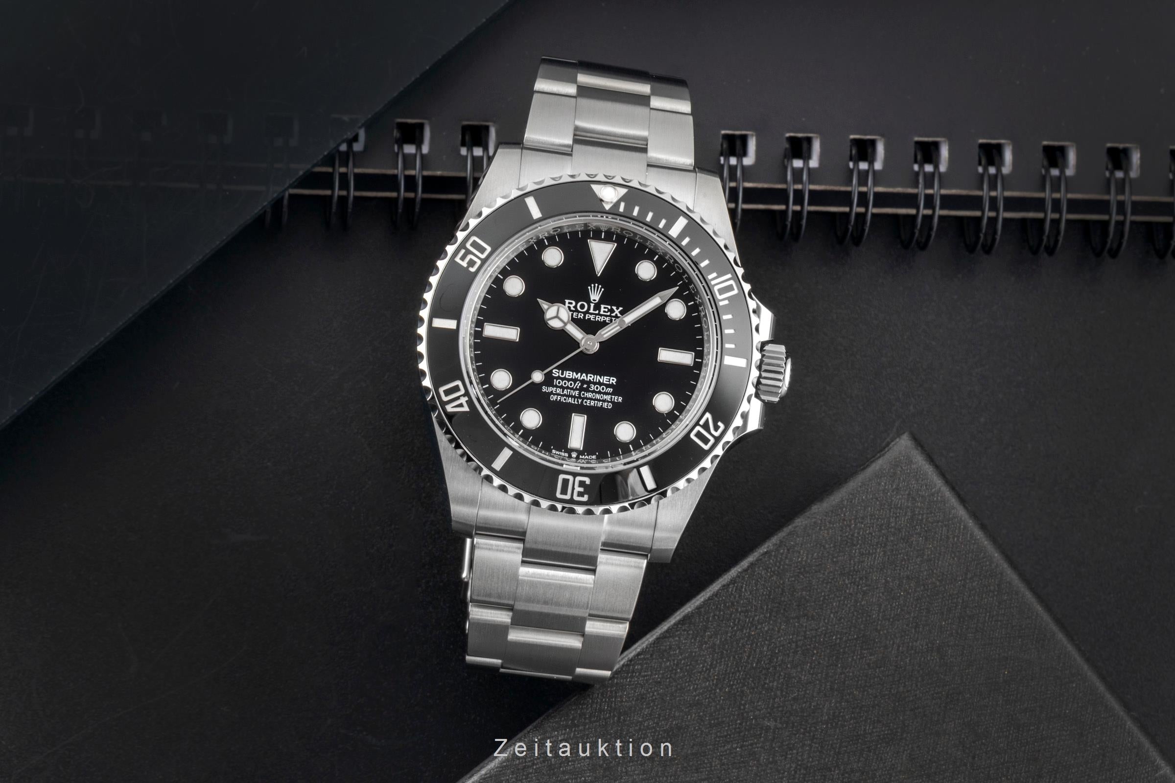 Rolex Submariner acero automático reloj para caballeros 124060  [2604219]