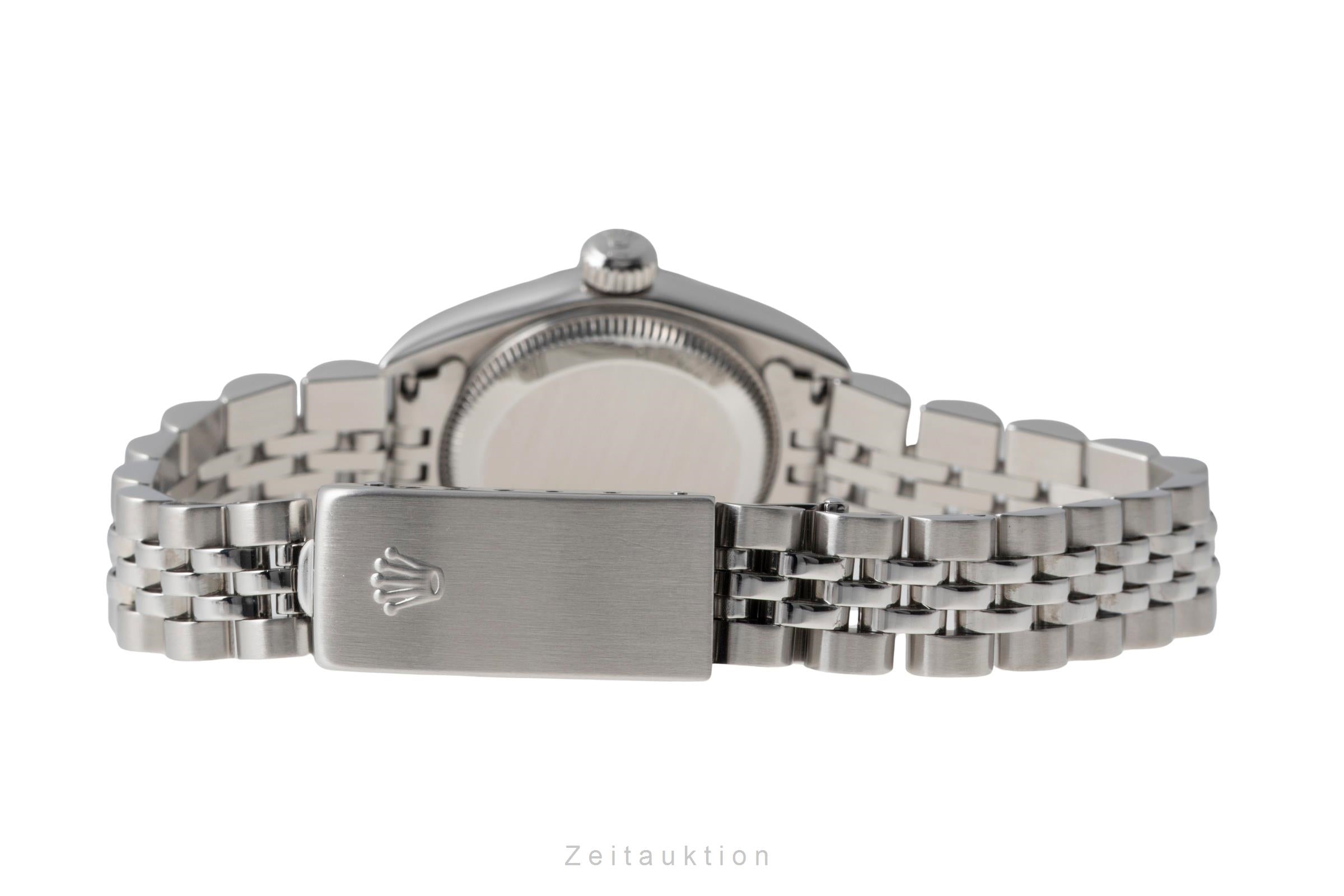 Rolex Oyster Perpetual Silver Dial Edelstahl Automatik Damenuhr R. 67180 U-Serie [2604221]