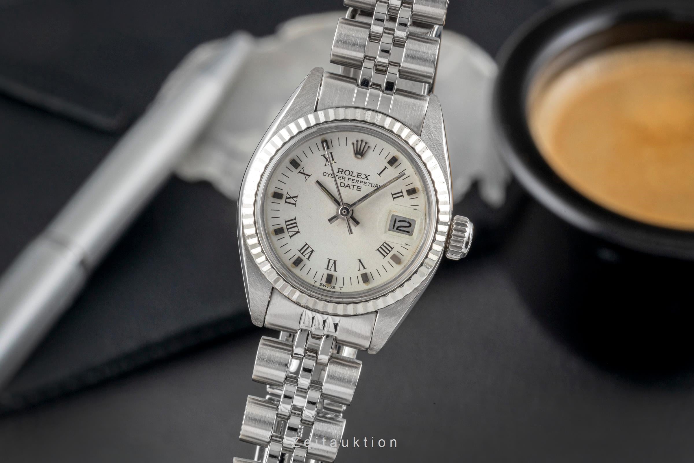 Rolex Lady Date acero / oro blanco automático reloj para damas  6917 Vintage  [2604222]