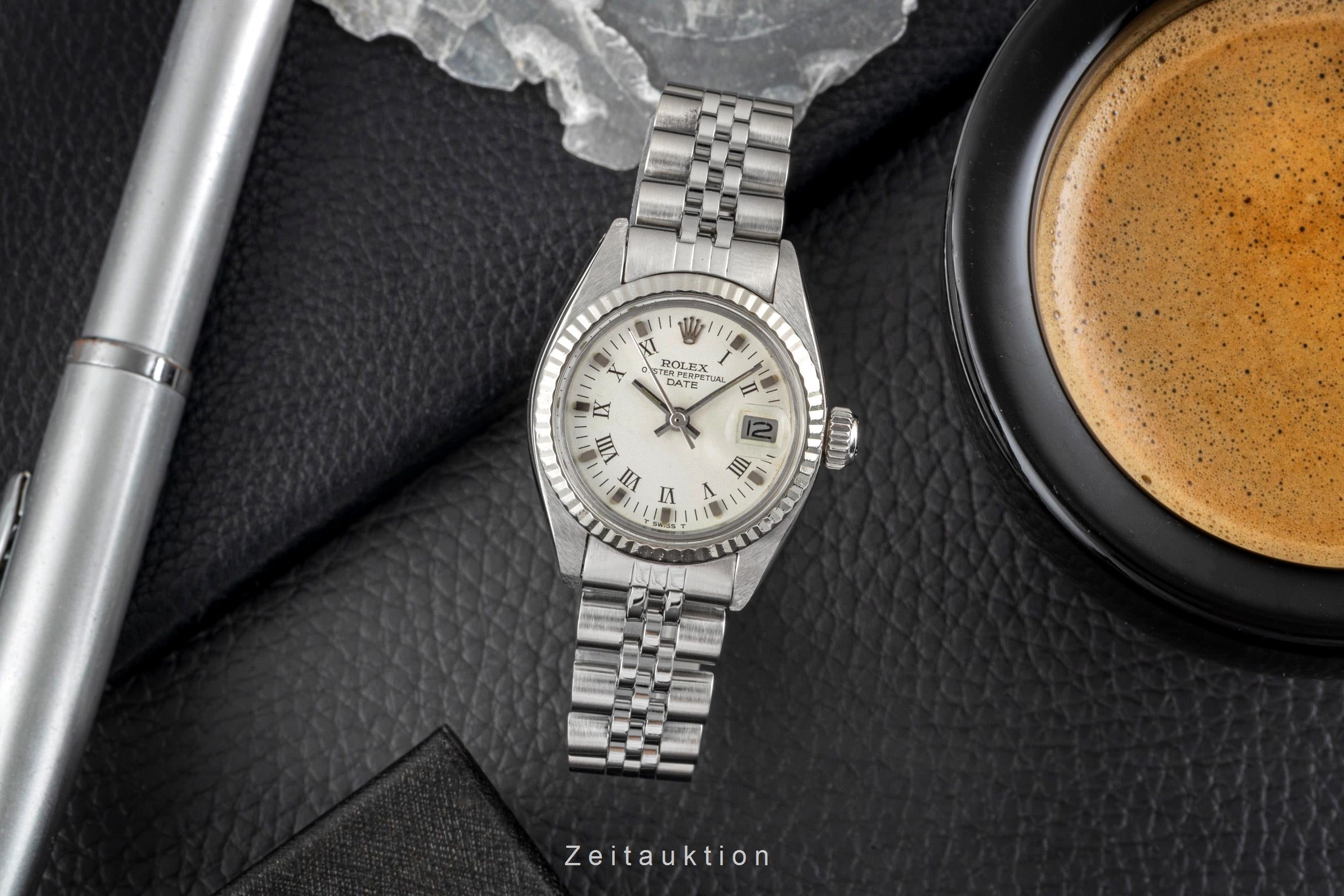 Rolex Lady Date acero / oro blanco automático reloj para damas  6917 Vintage  [2604222]