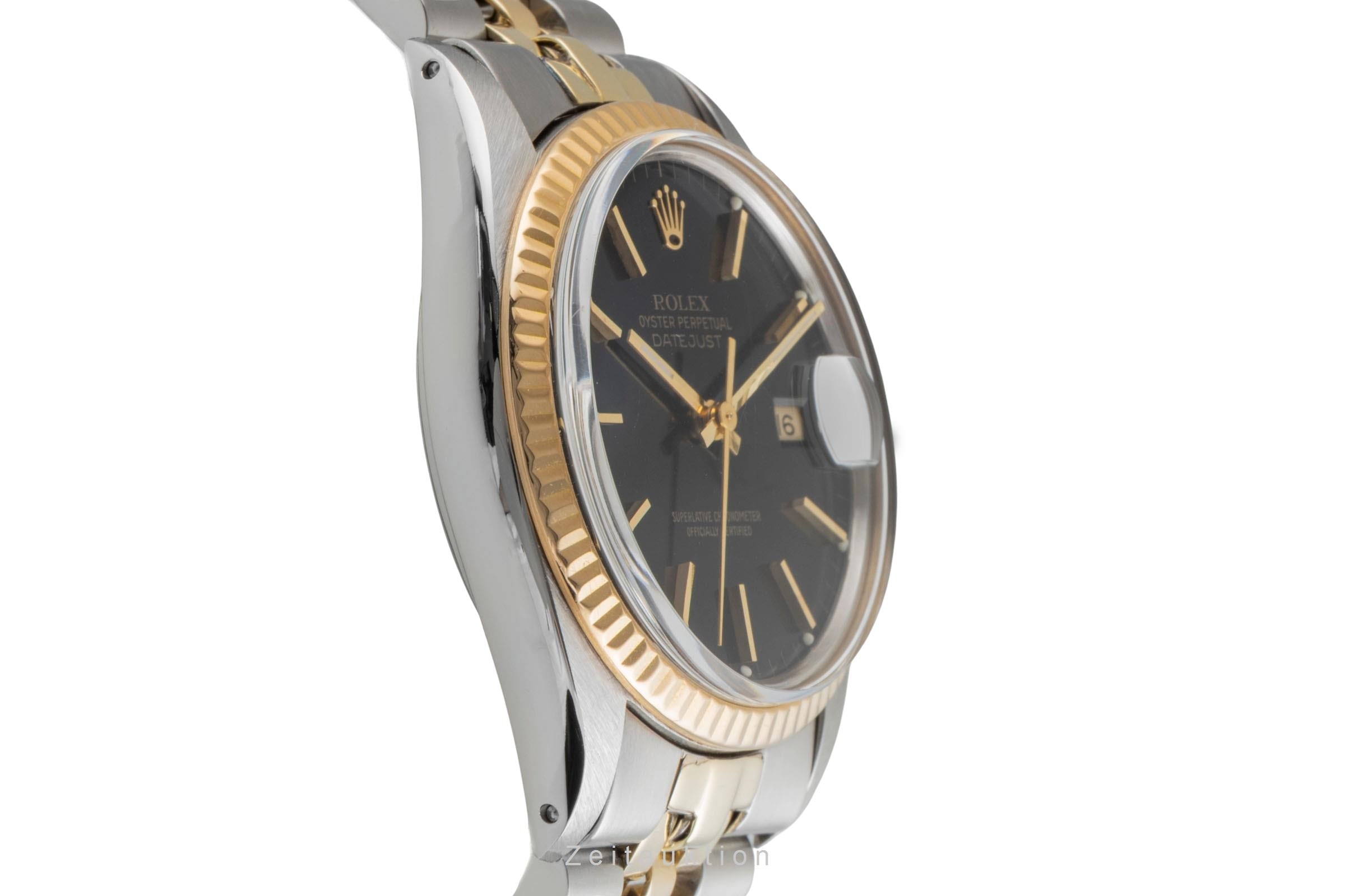 Rolex Datejust acciaio / oro automatismo orologio da uomo 16013 LP: 15350EUR Vintage  [2604224]