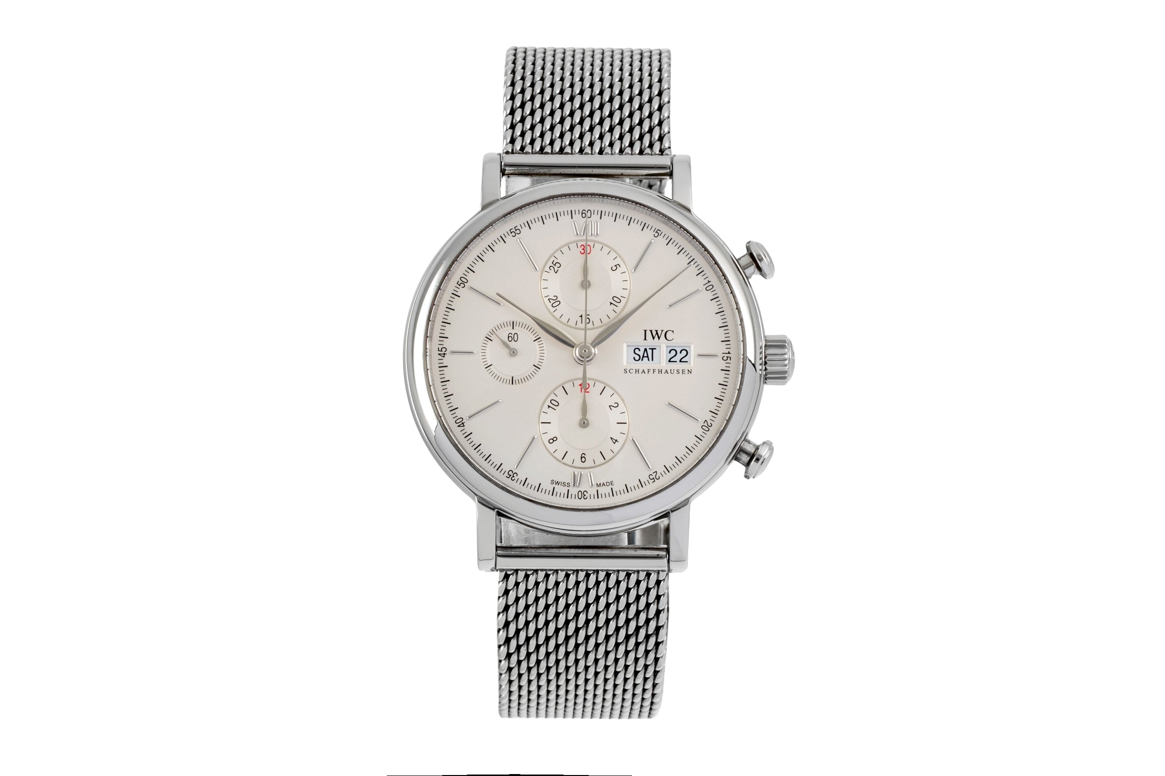 IWC Portofino chronograph steel automatic men's watch IW391005  [2604227]