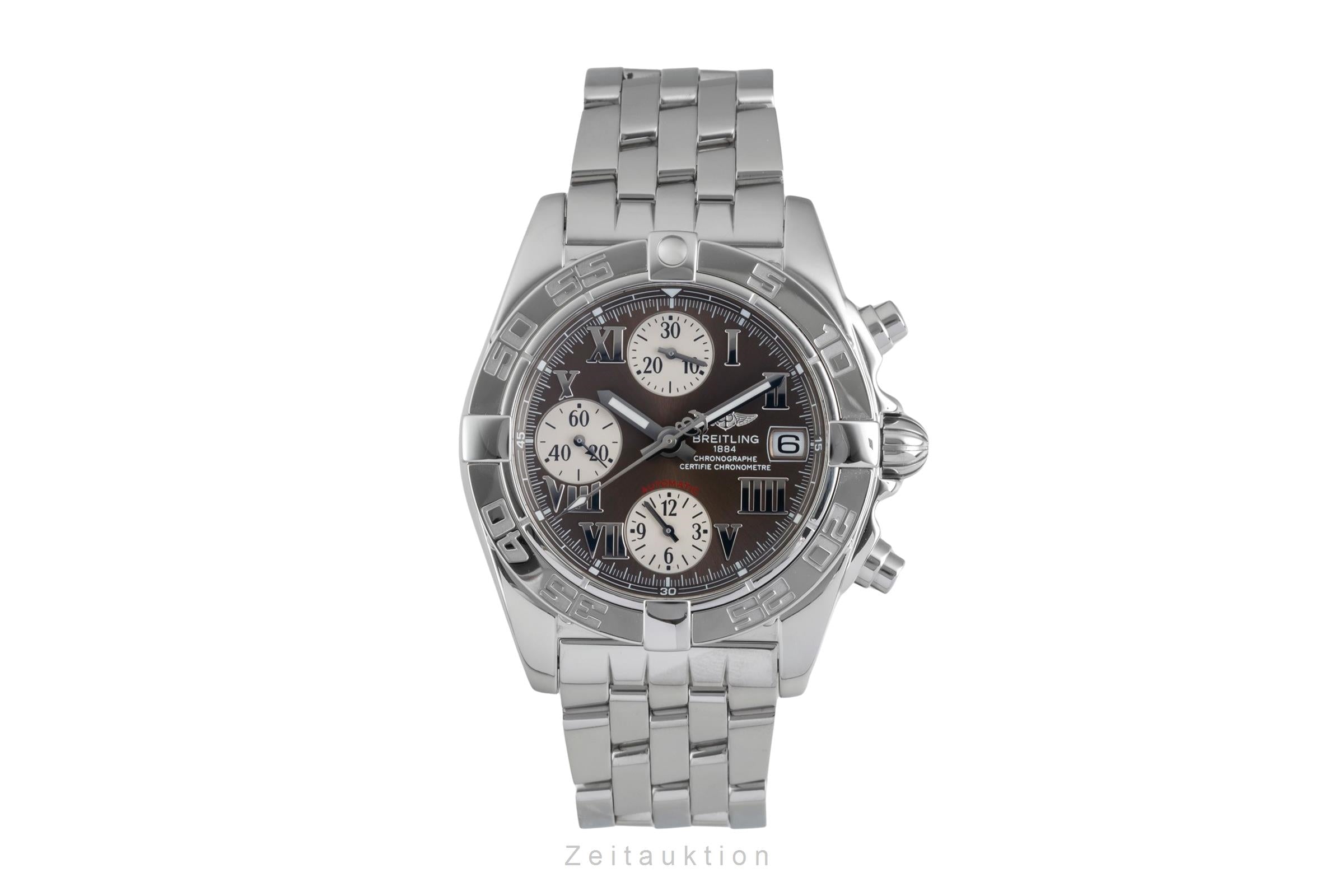 Breitling Galactic Chronograph Stahl Automatik Herrenuhr Ref. A13358 B&P 2011 [2604231]