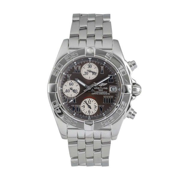 Breitling Galactic Chronograph Stahl Automatik Herrenuhr Ref. A13358 B&P 2011 [2604231]