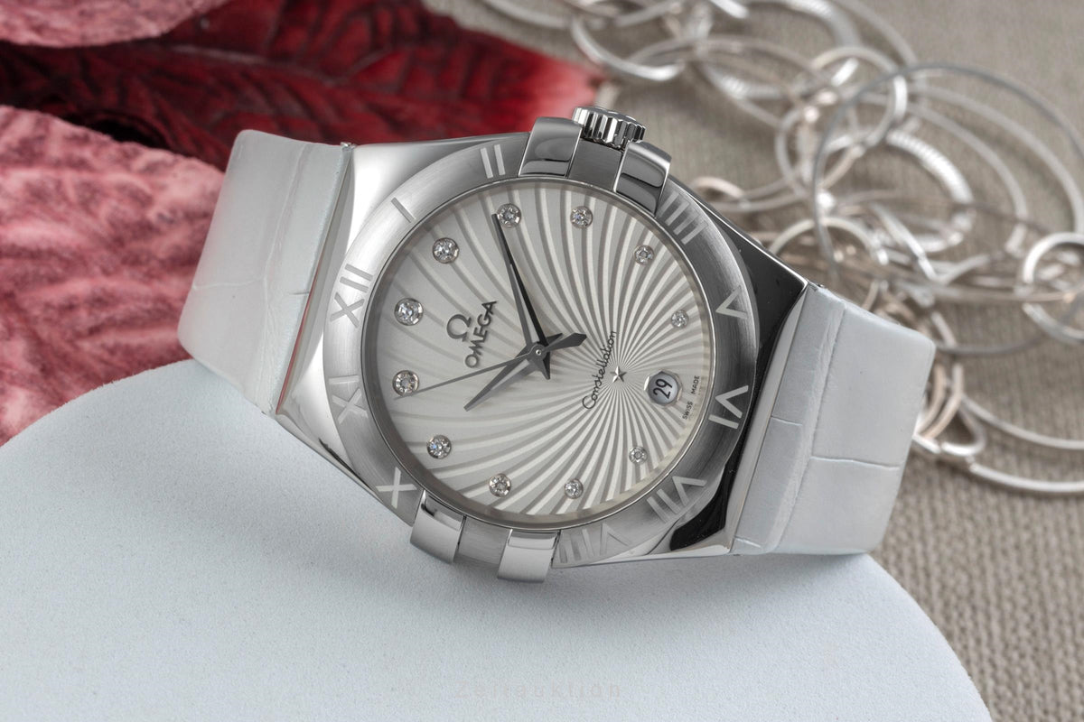 Omega Constellation steel quartz men's watch 123.13.35.60.52.001  [2604234]