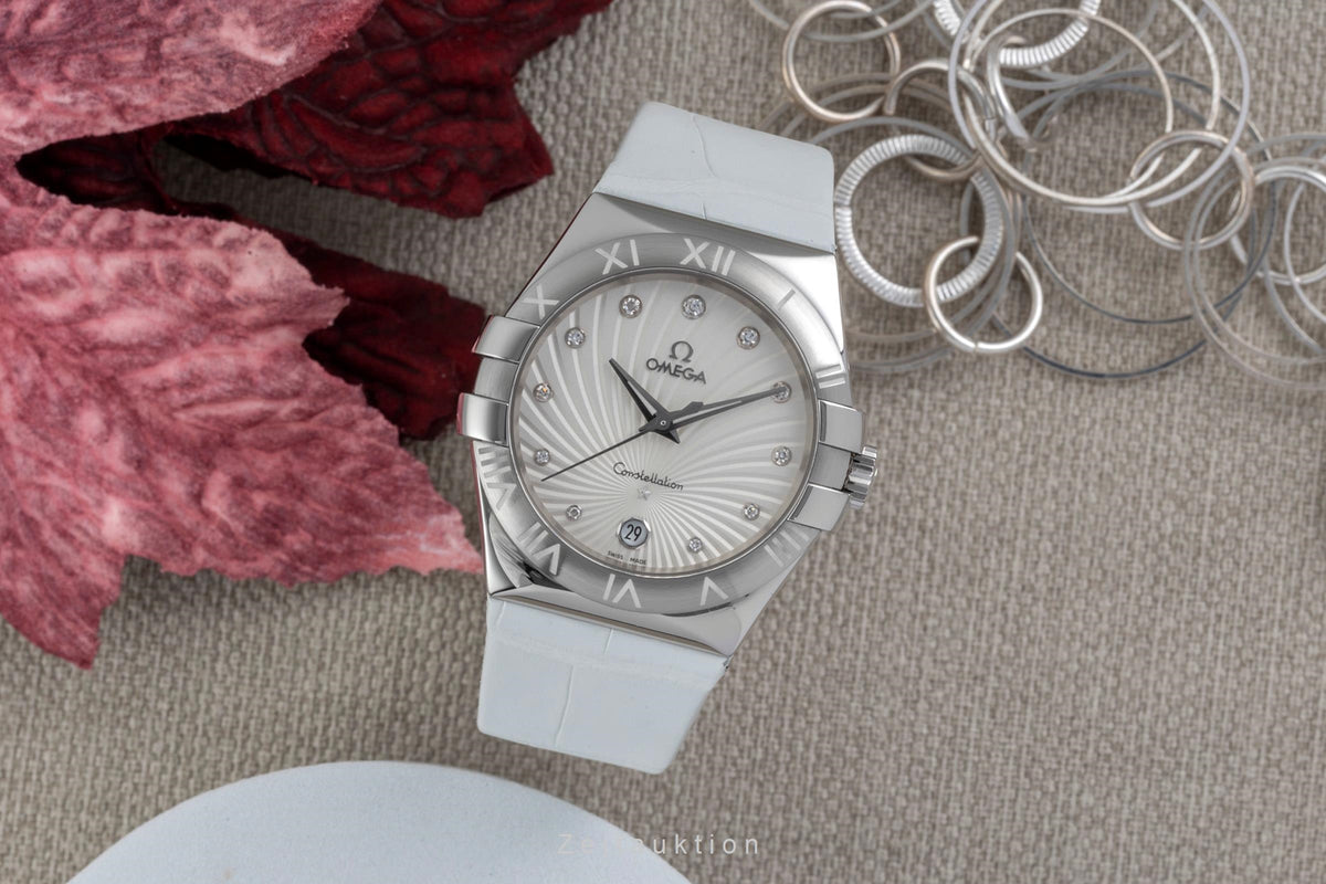 Omega Constellation steel quartz men's watch 123.13.35.60.52.001  [2604234]