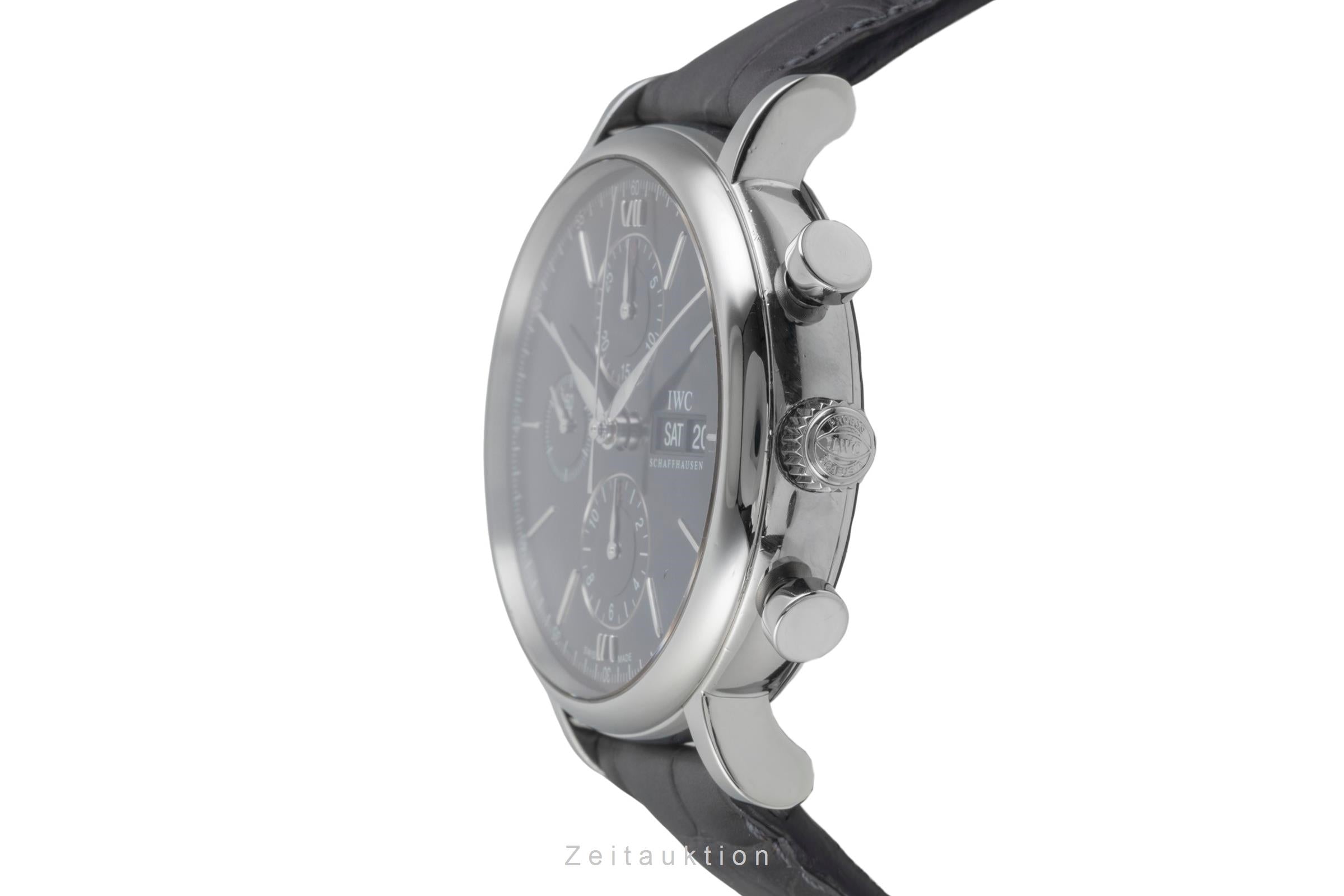 IWC Portofino cronógrafo acero automático reloj para caballeros IW391002 LP: 7100EUR  [2604239]