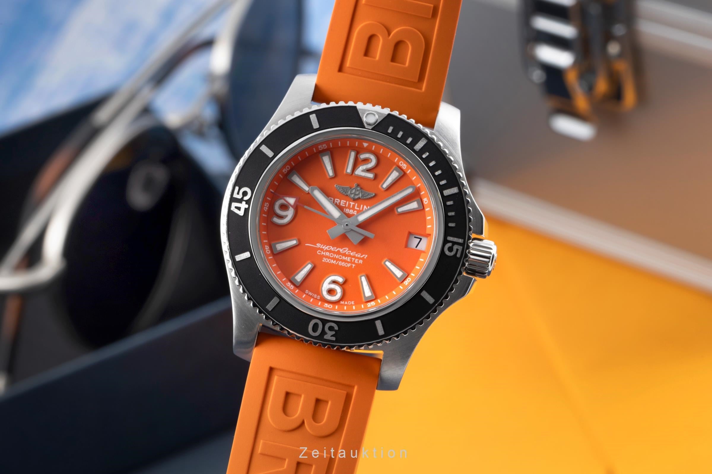 Breitling Superocean steel automatic women's watch A17316D71O1S1 LP: 5450EUR  [2604242]